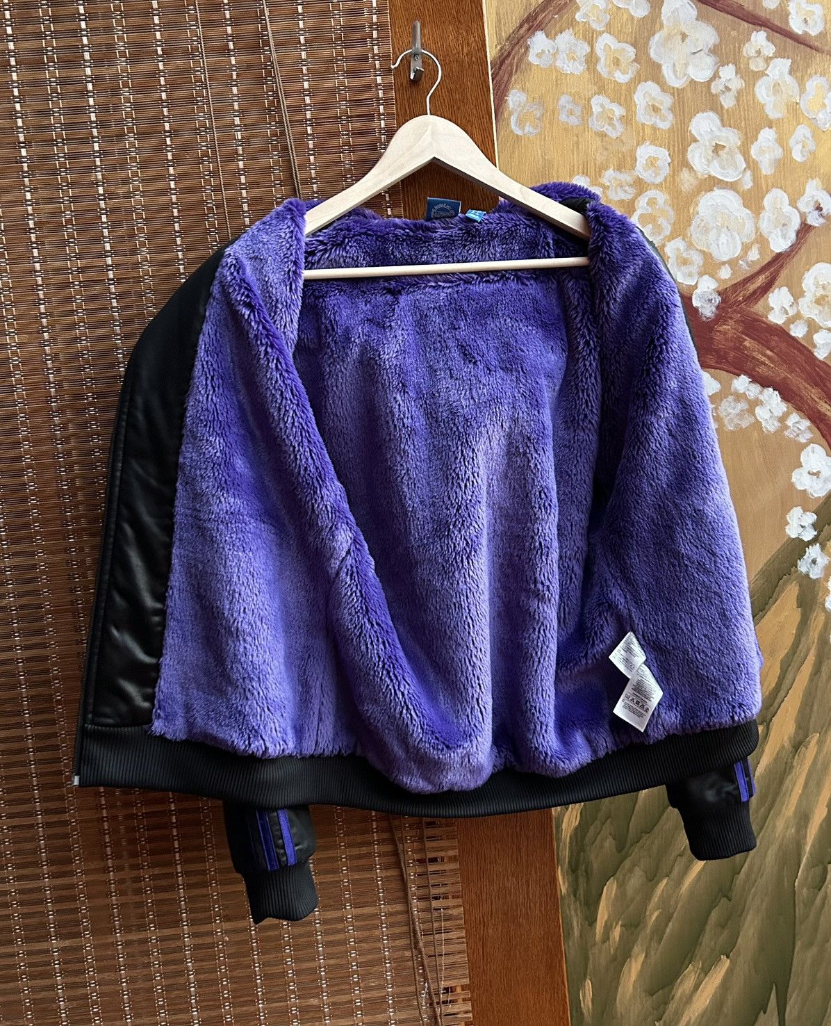Adidas Y2K Adidas Chile 62 Faux Fur Lined Hooded Bomber Jacket Size Size XL / US 12-14 / IT 48-50 - 6 Thumbnail