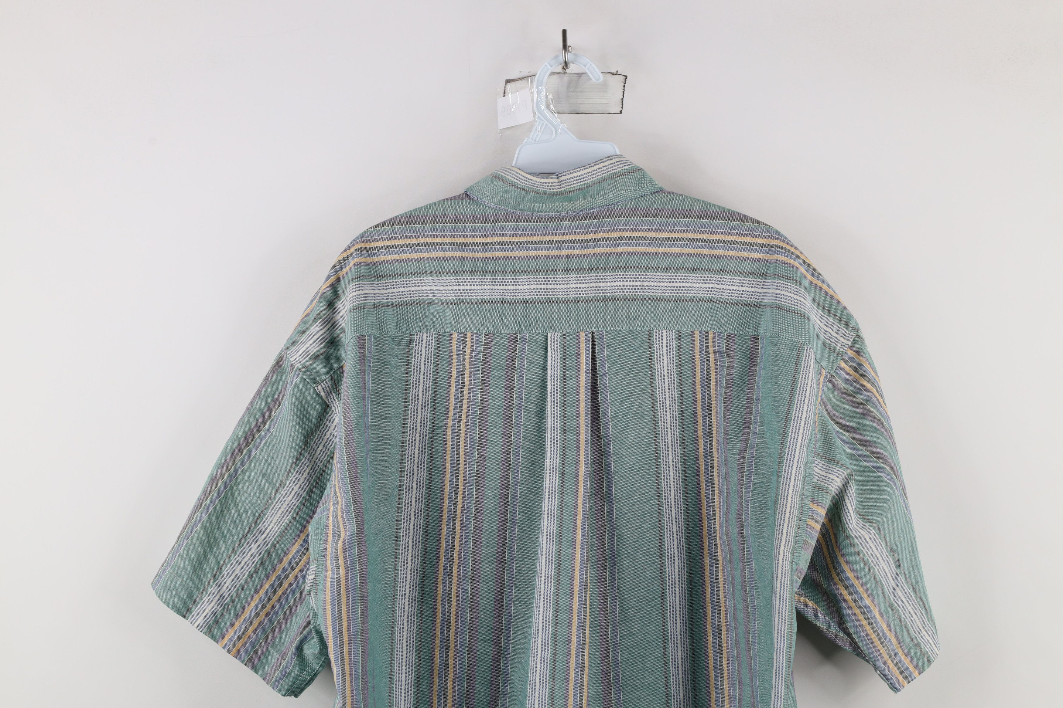 Vintage Vintage 90s Streetwear Short Sleeve Button Down Shirt Size US L / EU 52-54 / 3 - 8 Thumbnail
