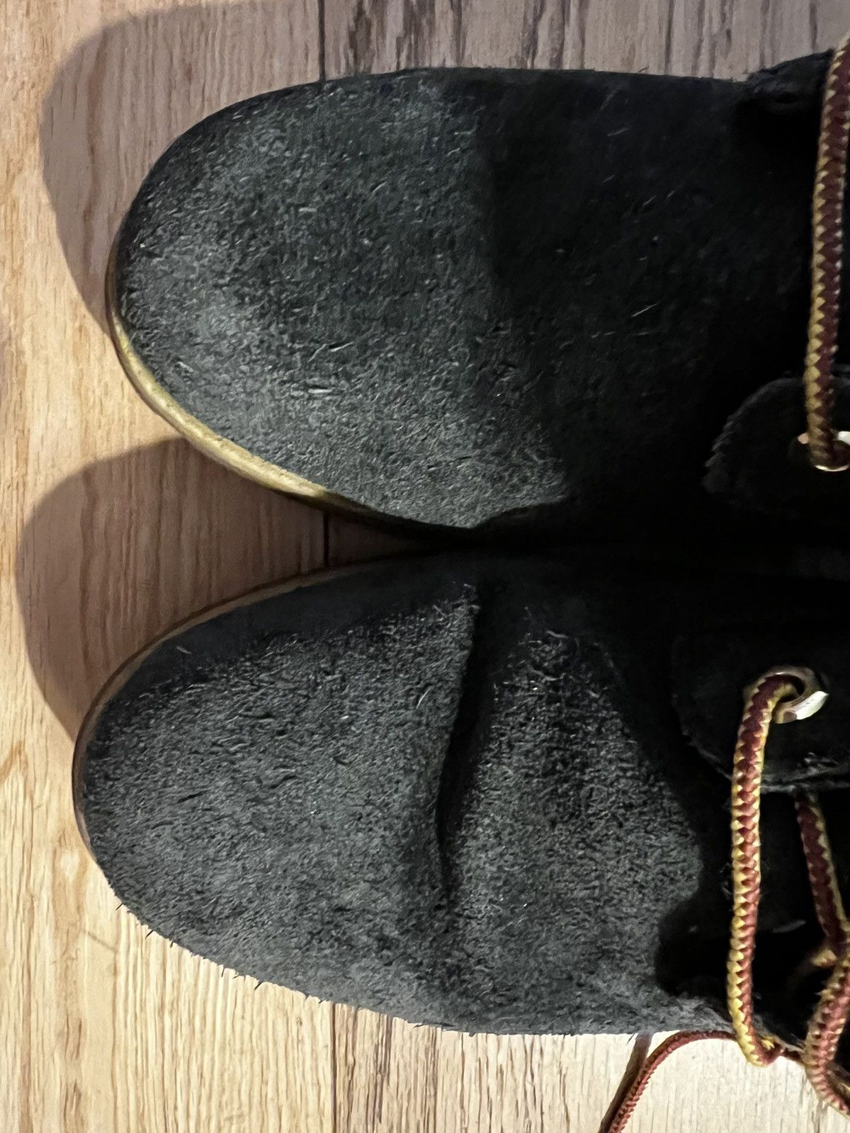 Timberland Unique Pair of Timberland Classic Suede Fluffy Black Size US 8.5 / EU 41-42 - 5 Thumbnail