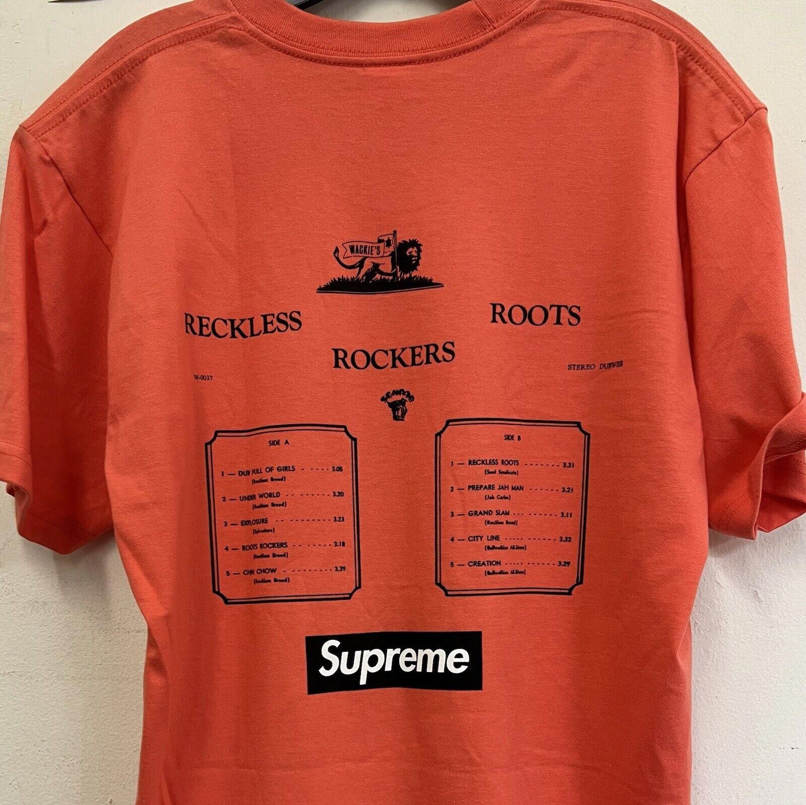 Supreme FW13 Supreme Wackies Reckless Roots Rockers Tee Orange L Size US L / EU 52-54 / 3 - 1 Thumbnail