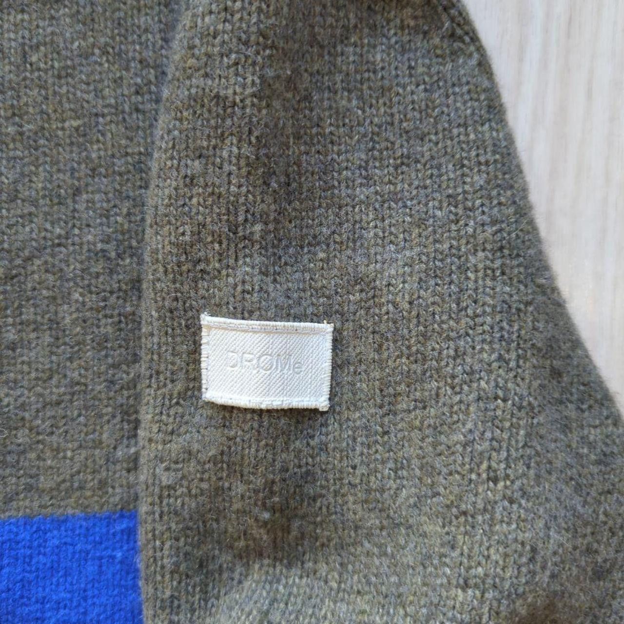 Drome DROMe 'Archive Style' Grey, Khaki & Cobalt Hoodie Size US S / EU 44-46 / 1 - 5 Thumbnail