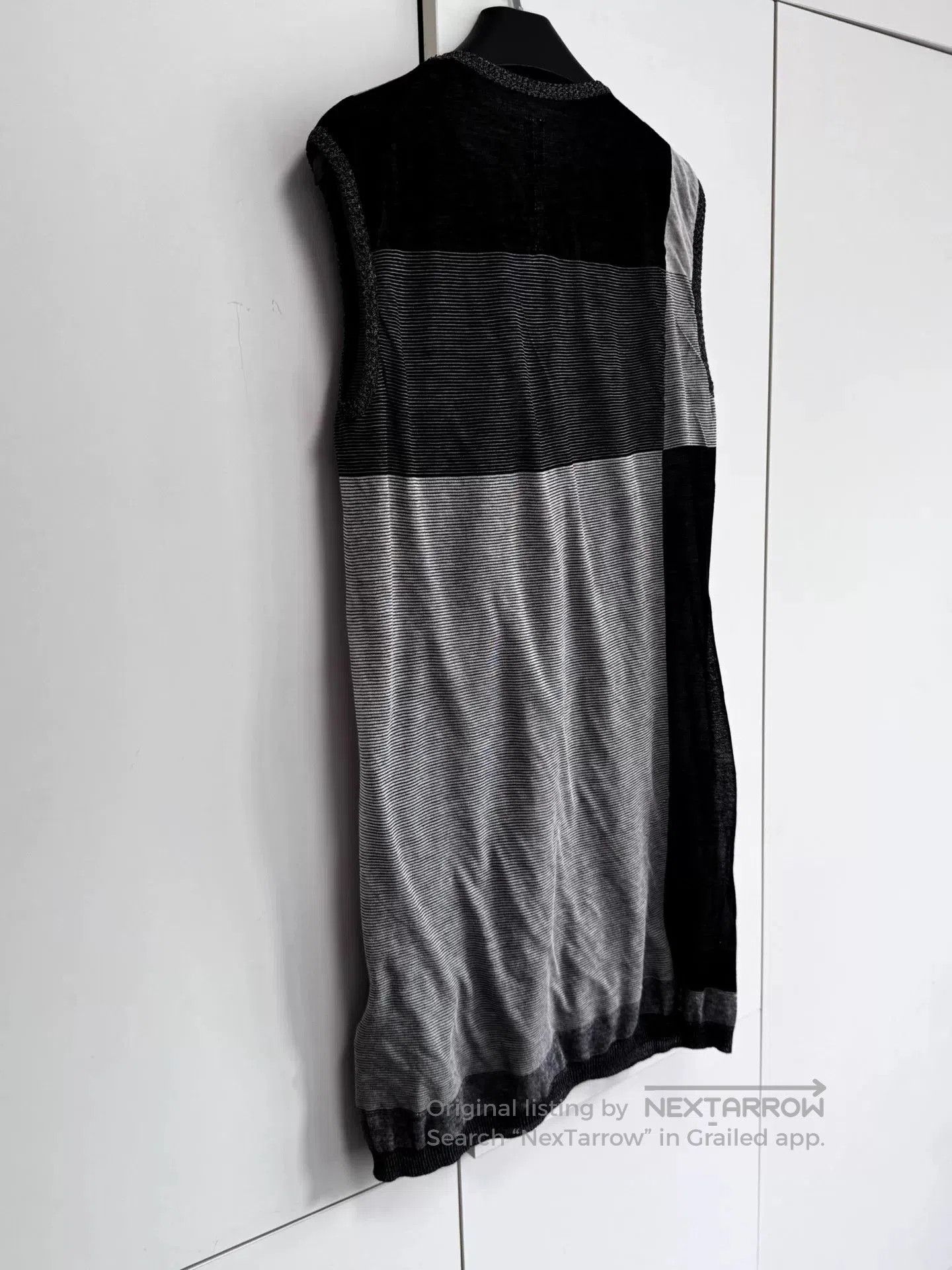 Rick Owens Rick Owens 2014 B&W Colorblock Vest. Size S / US 4 / IT 40 - 6 Thumbnail