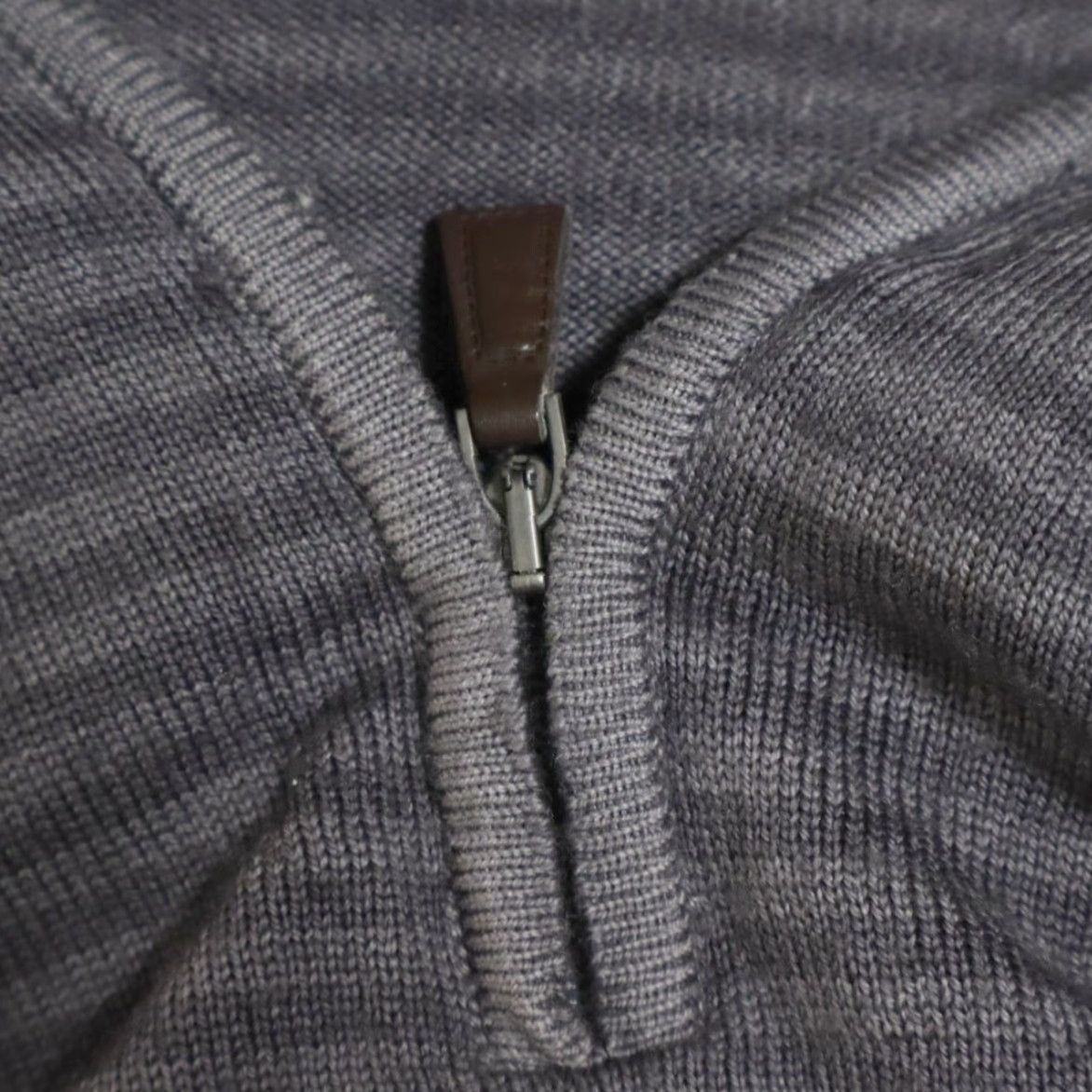 Peter Millar Peter Millar Sweater 1/4 Zip Pullover Striped Merino Wool Gray Men's M Size US M / EU 48-50 / 2 - 6 Thumbnail