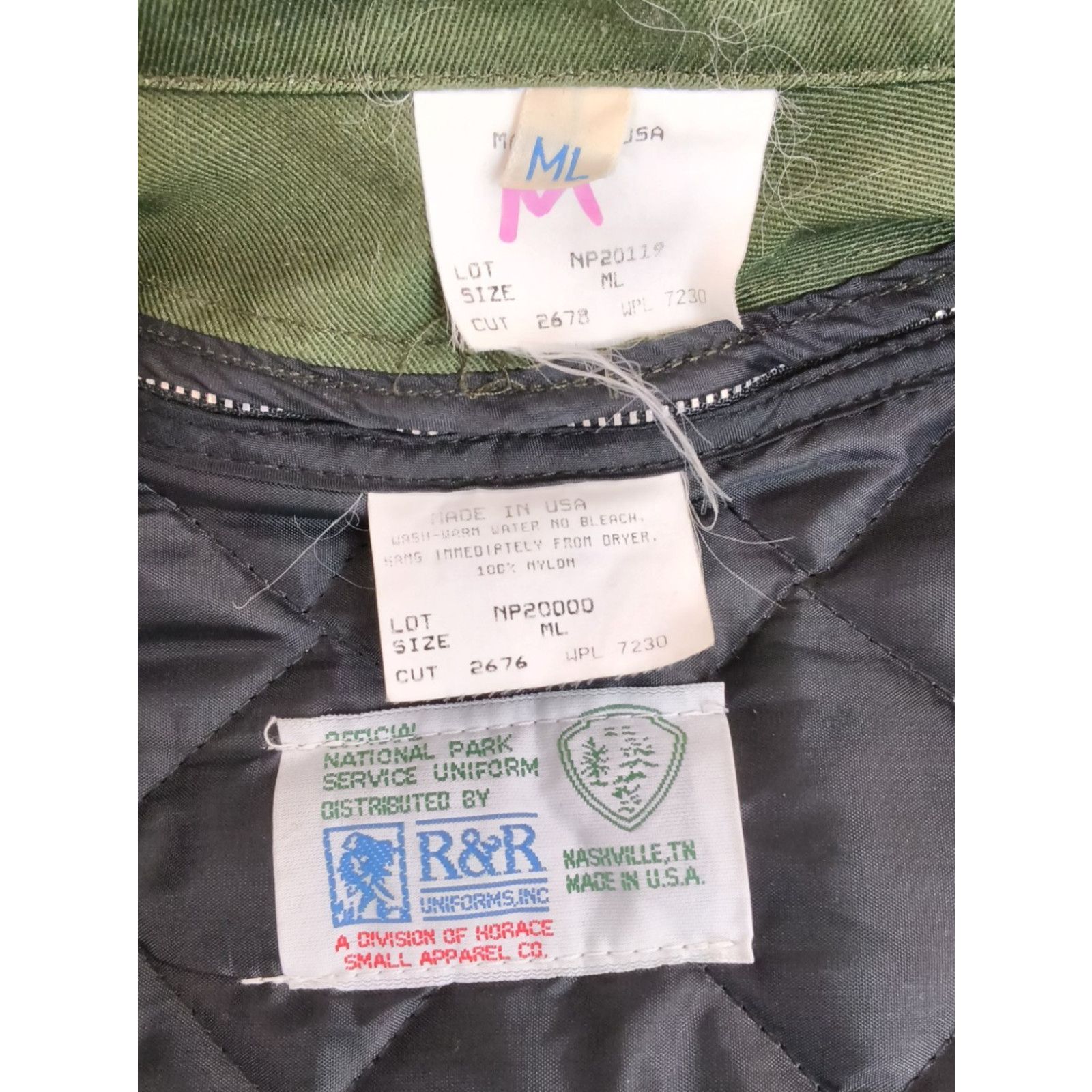 Other National Park Service Uniform R&R Uniform Men's ML Green VTG Size US L / EU 52-54 / 3 - 10 Thumbnail