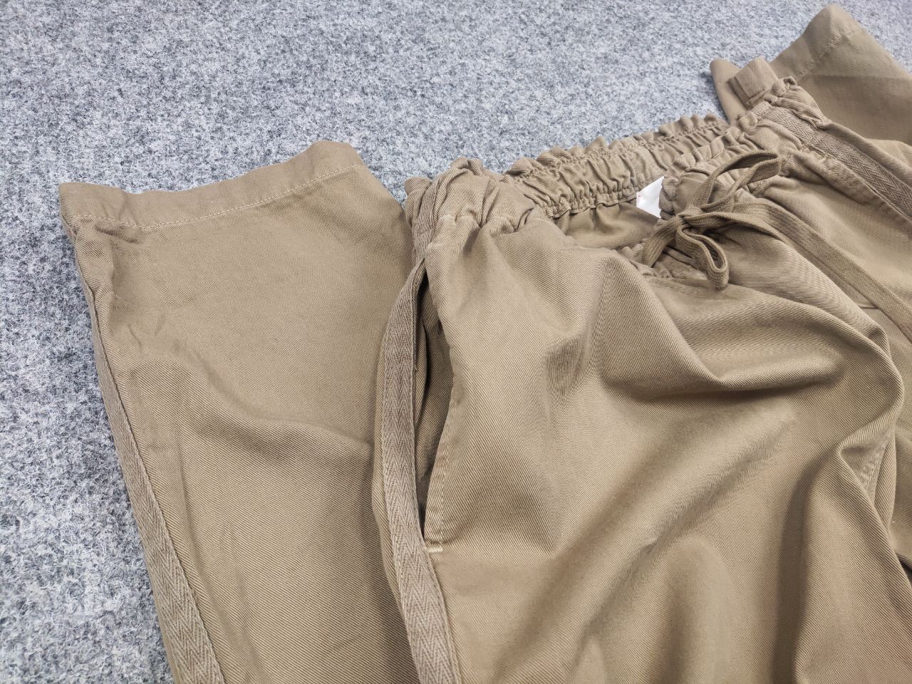Xirena Xirena Design Ankle Trouser Cotton Beige Stripe Pocket Pants Size 32" / US 10 / IT 46 - 12 Thumbnail