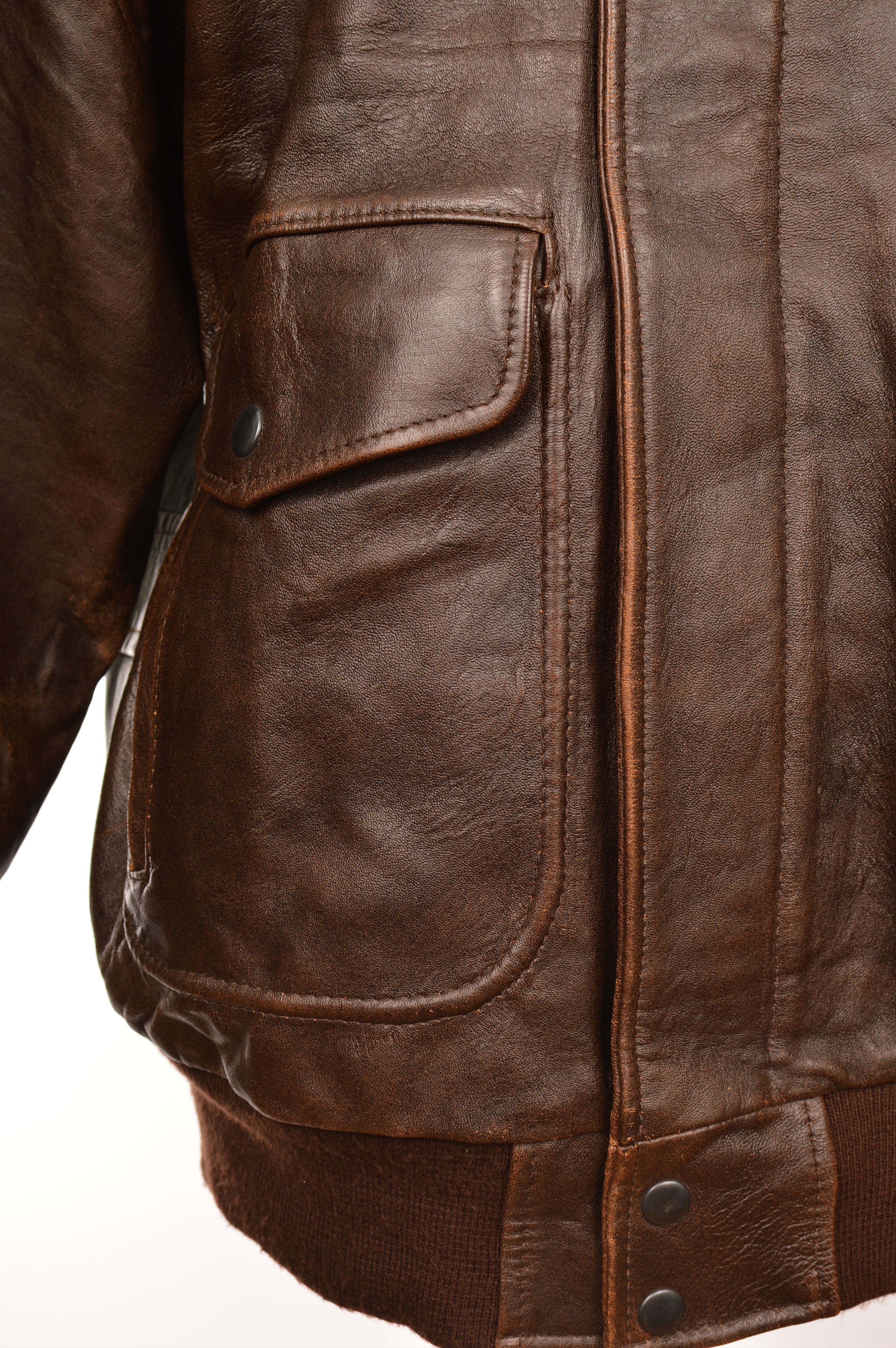 Leather McDuncan Air Force Brown Leather Aviator Jacket Size US M / EU 48-50 / 2 - 4 Thumbnail