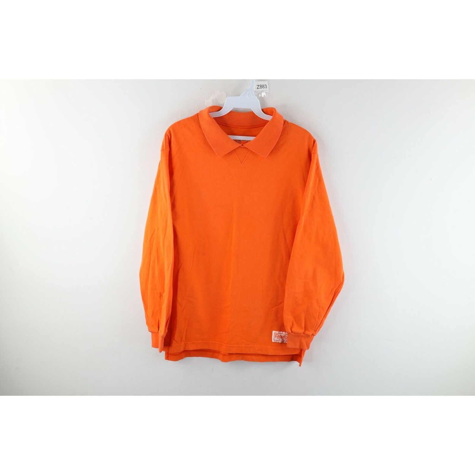 Reebok × Vintage Vintage 90s Reebok Sport Faded Spell Out Rugby Polo Size US S / EU 44-46 / 1 - 1 Thumbnail