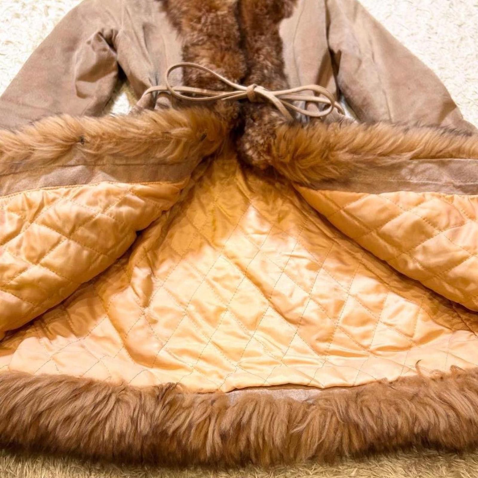 Other Pig skin leather and fur whimsy goth beige penny lane coat Size XS / US 0-2 / IT 36-38 - 5 Thumbnail