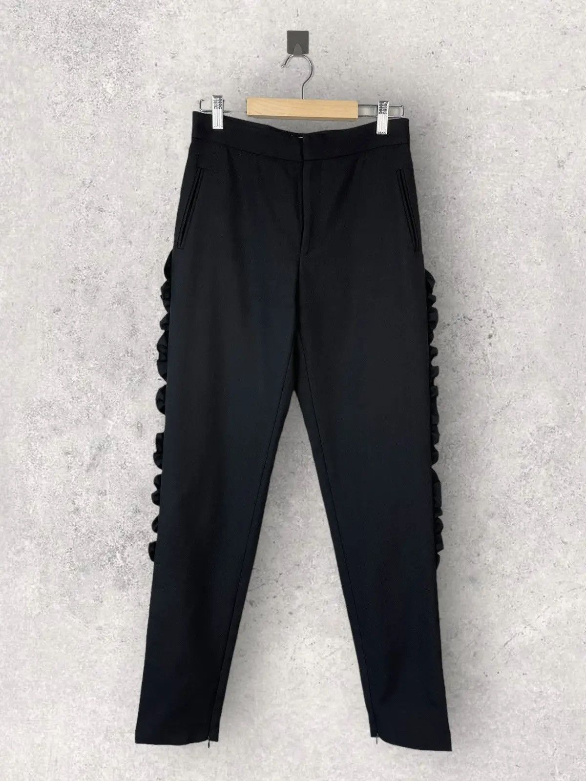 Givenchy Vintage Y2k Givenchy Ruffle Dress Pants Glamour Size 27" / US 4 / IT 40 - 1 Thumbnail