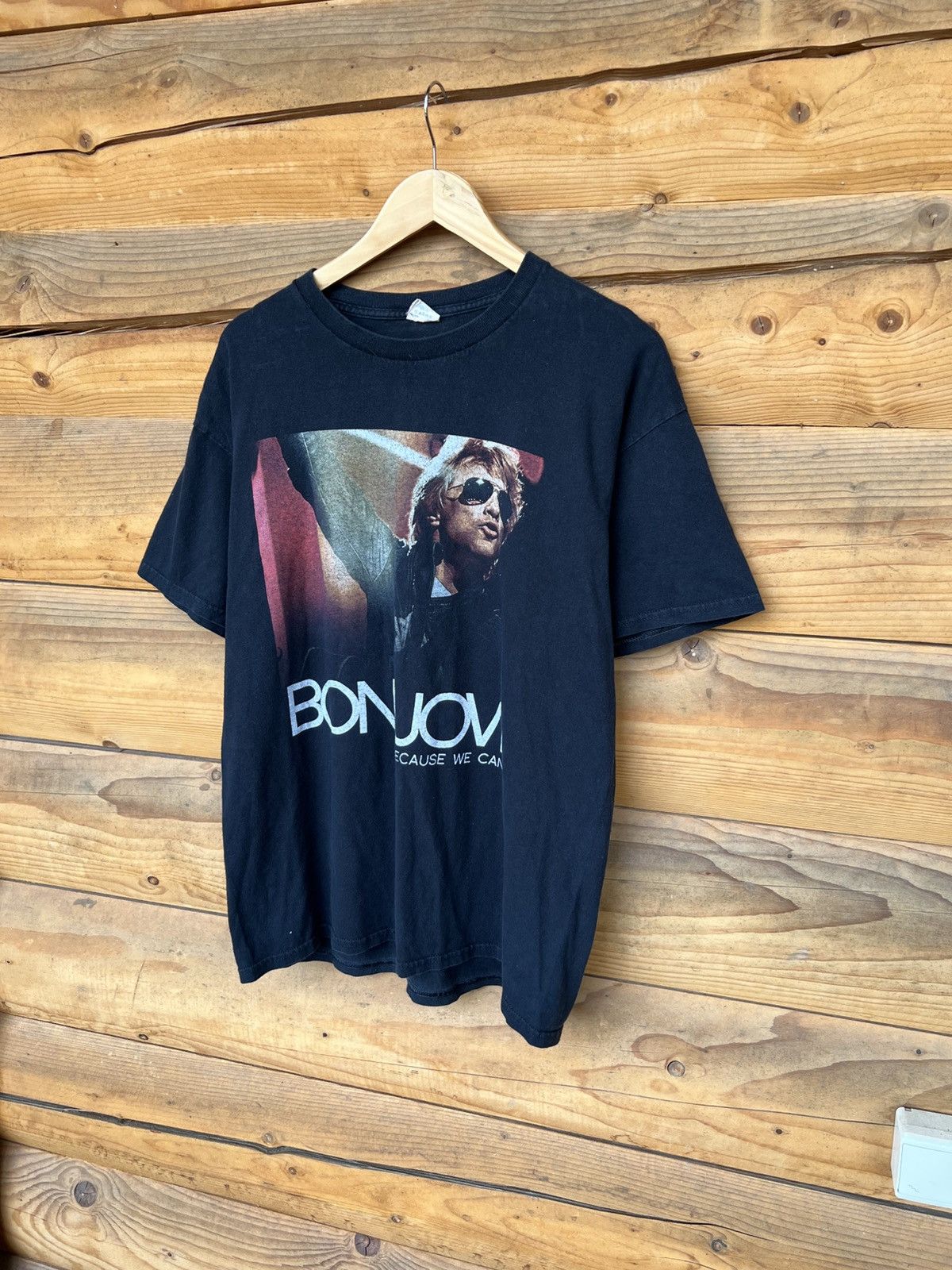 Band Tees 2013 VINTAGE BON JOVI CAUSE WE CAN WORLD ROUR BAND T SHIRT Size US L / EU 52-54 / 3 - 3 Thumbnail