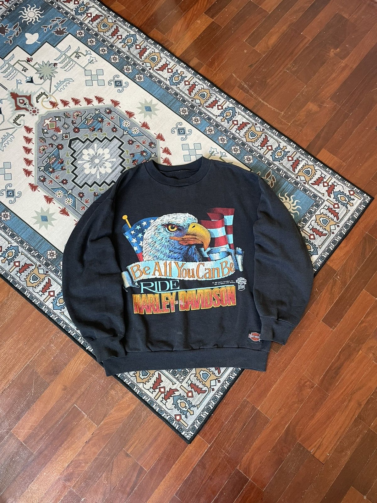 Harley Davidson Vintage Harley Davidson 80’s Size US L / EU 52-54 / 3 - 1 Thumbnail