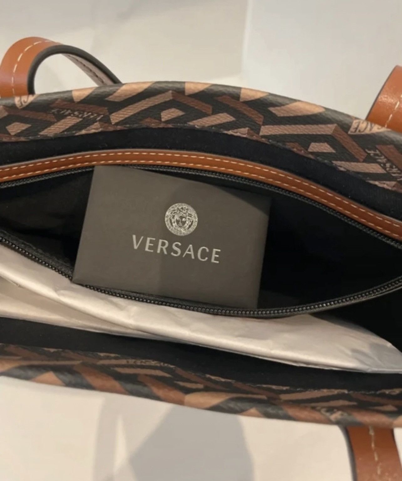 Versace Medusa La Greca Monogram tote Bag Size ONE SIZE - 7 Thumbnail