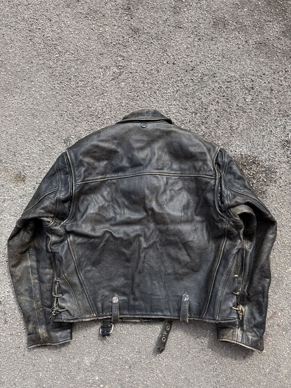 Emporio Armani Emporio Armani Archive Distressed Leather Pilot EA Test Piec Size US L / EU 52-54 / 3 - 13 Thumbnail