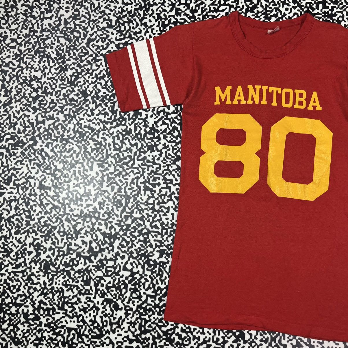 Champion Vintage 80s Champion Manitoba Canada Retro College Jersey Size US M / EU 48-50 / 2 - 3 Thumbnail