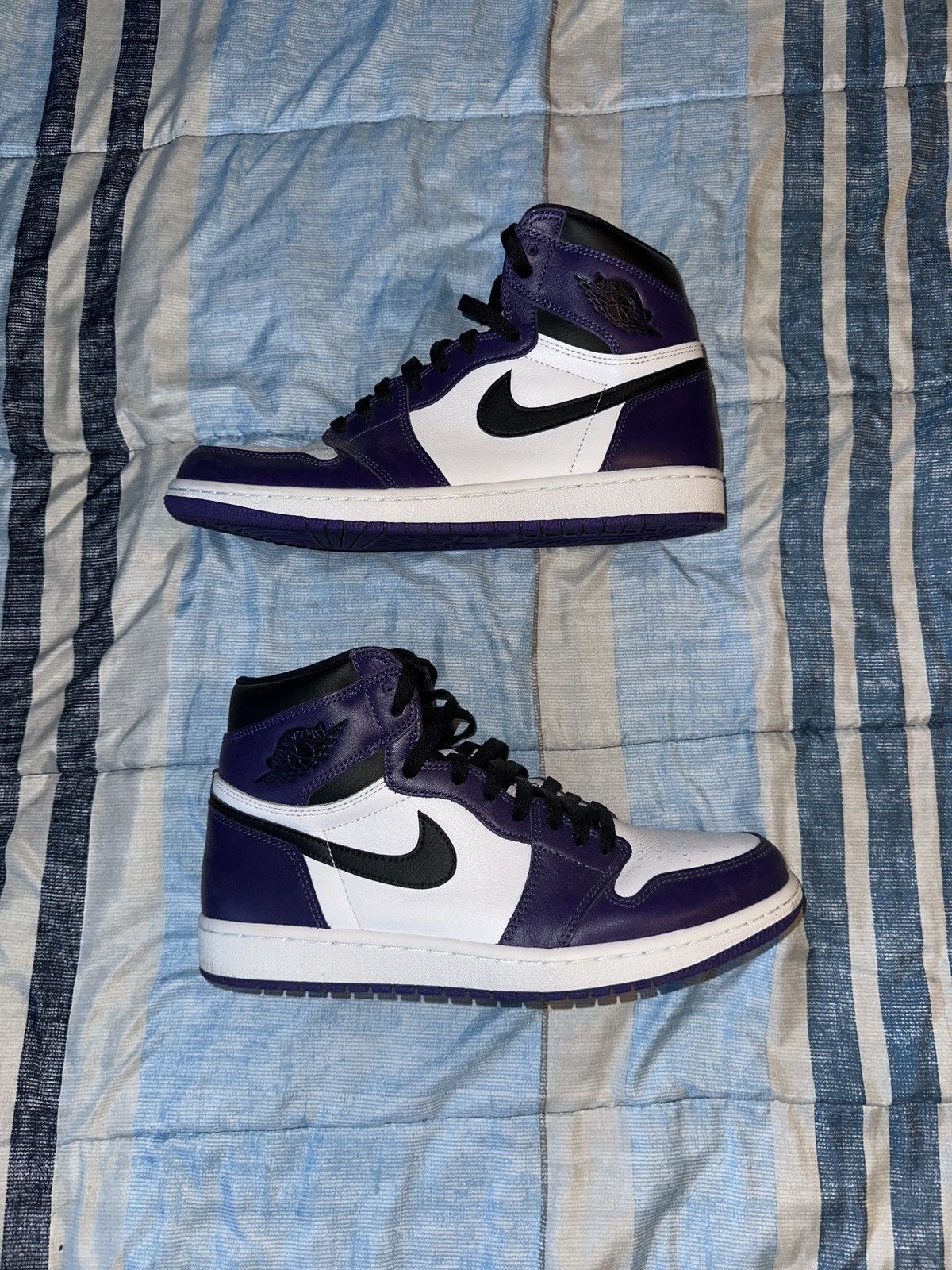 Jordan Brand Air Jordan 1 Court Purple 2.0 Size US 10.5 / EU 43-44 - 1 Thumbnail