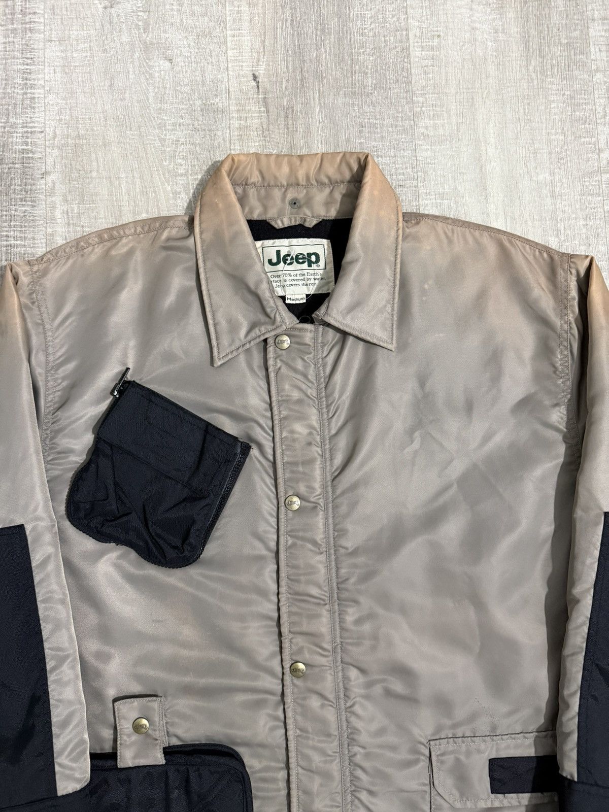 Vintage Vintage sun faded jeep tactical jacket Size US M / EU 48-50 / 2 - 6 Thumbnail