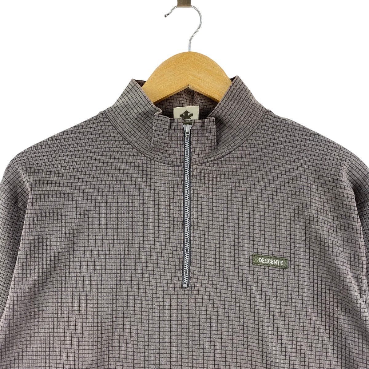 Descente × Vintage Vintage DESCENTE Long Sleeve Half Zipper Size US M / EU 48-50 / 2 - 2 Thumbnail