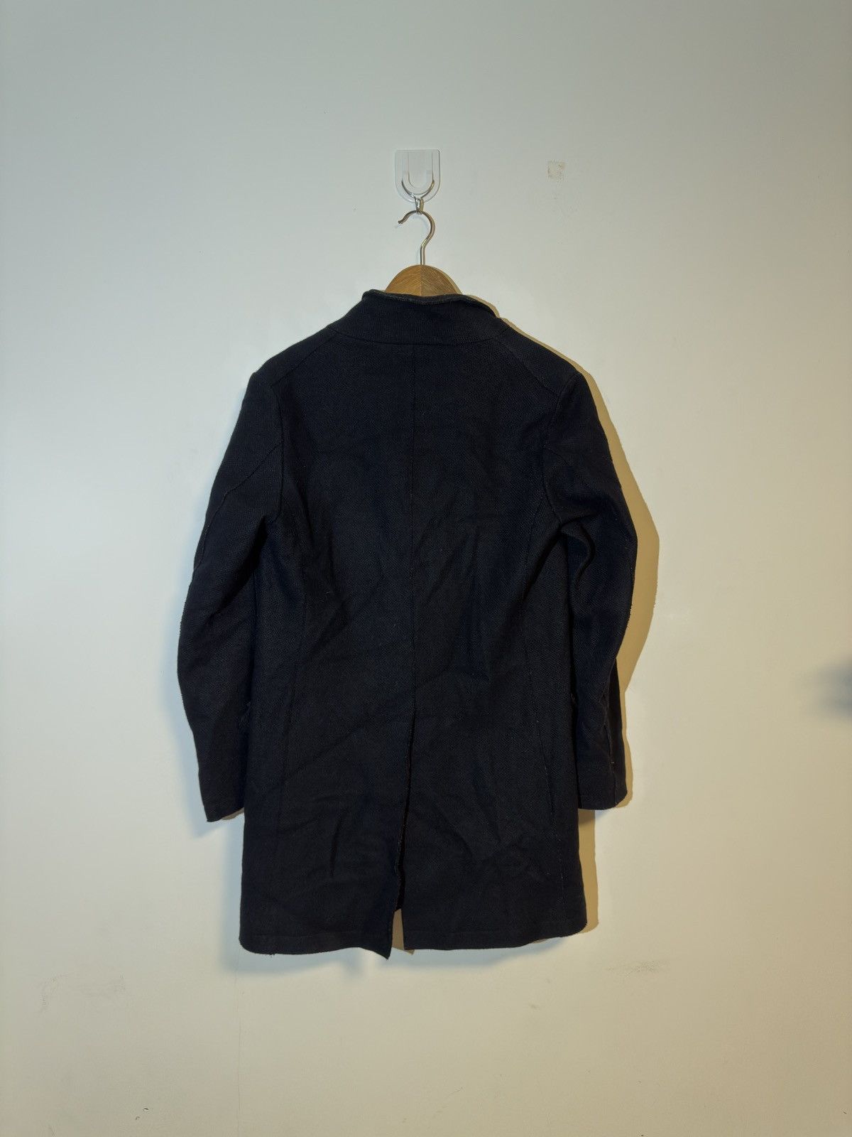 Tomorrowland Tomorrowland Bluework wool Coat dark navy blue Size US M / EU 48-50 / 2 - 5 Thumbnail