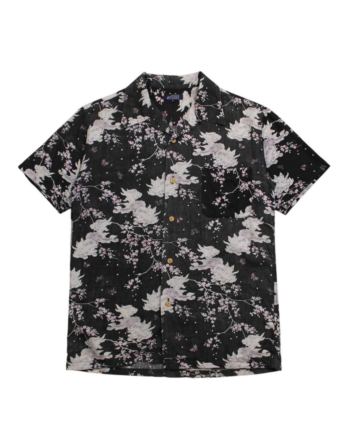 Japanese Brand × Kamakura × Vintage 2000S NORTH ZONE RAYON SHIRT Size US L / EU 52-54 / 3 - 1 Thumbnail