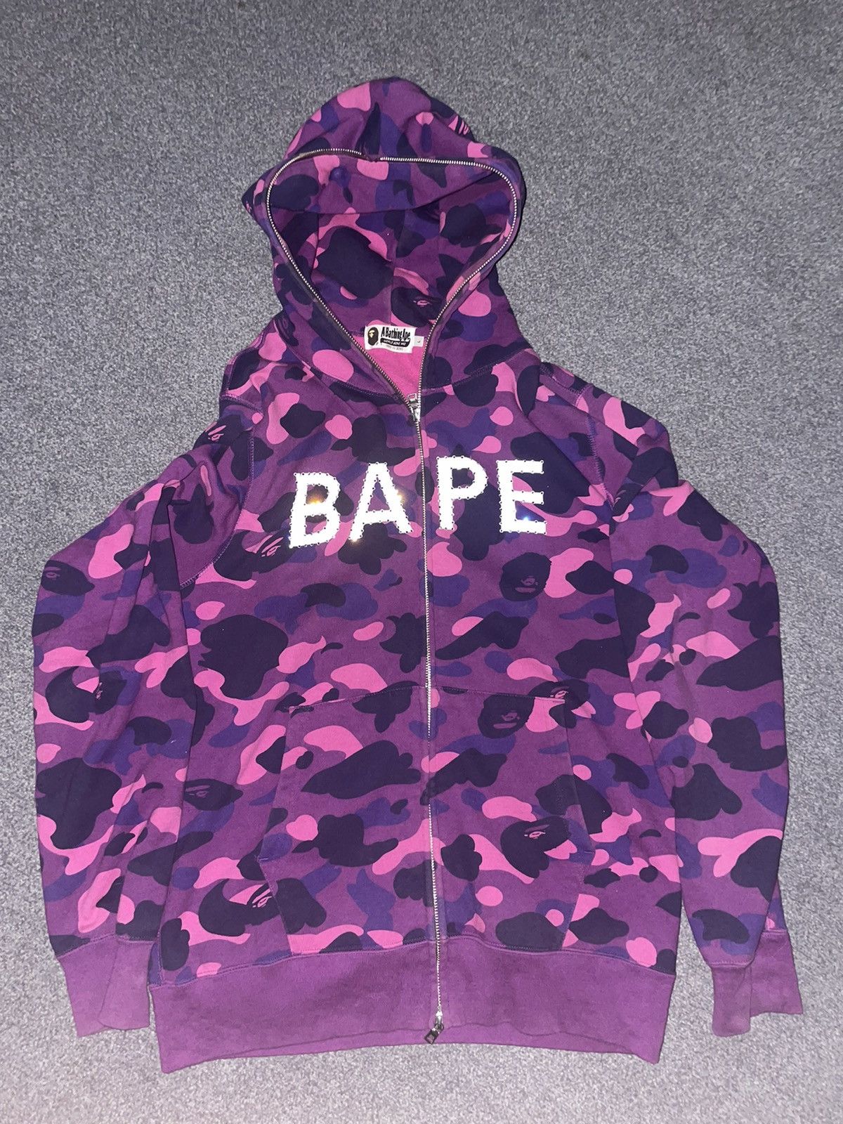 Bape Bape x Swarovski zip hoodie | Grailed
