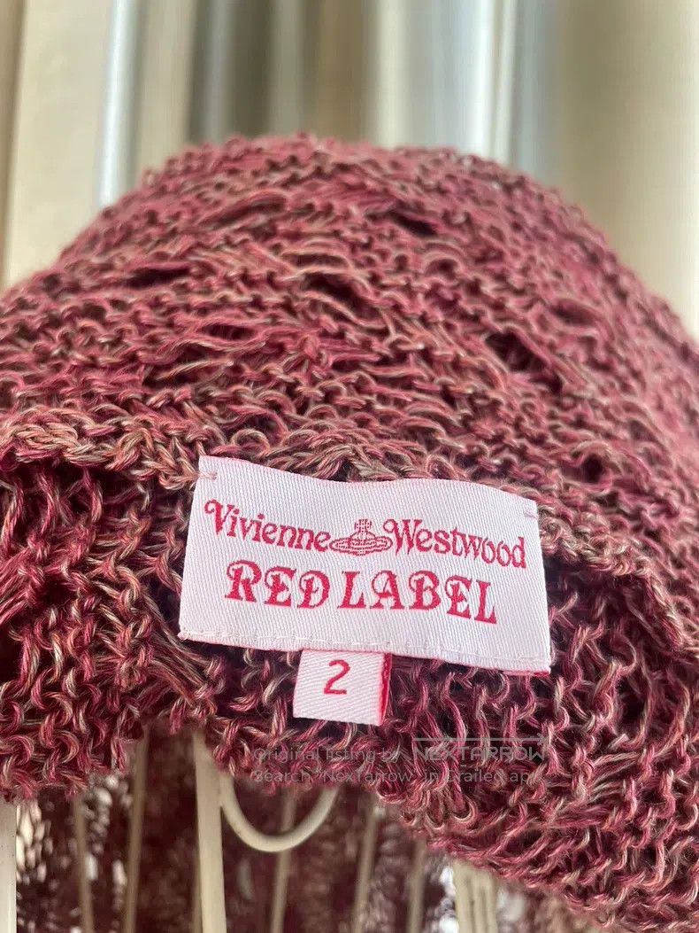 Vivienne Westwood Vivienne Westwood Knitted gray-pink hooded shawl Size M / US 6-8 / IT 42-44 - 3 Thumbnail