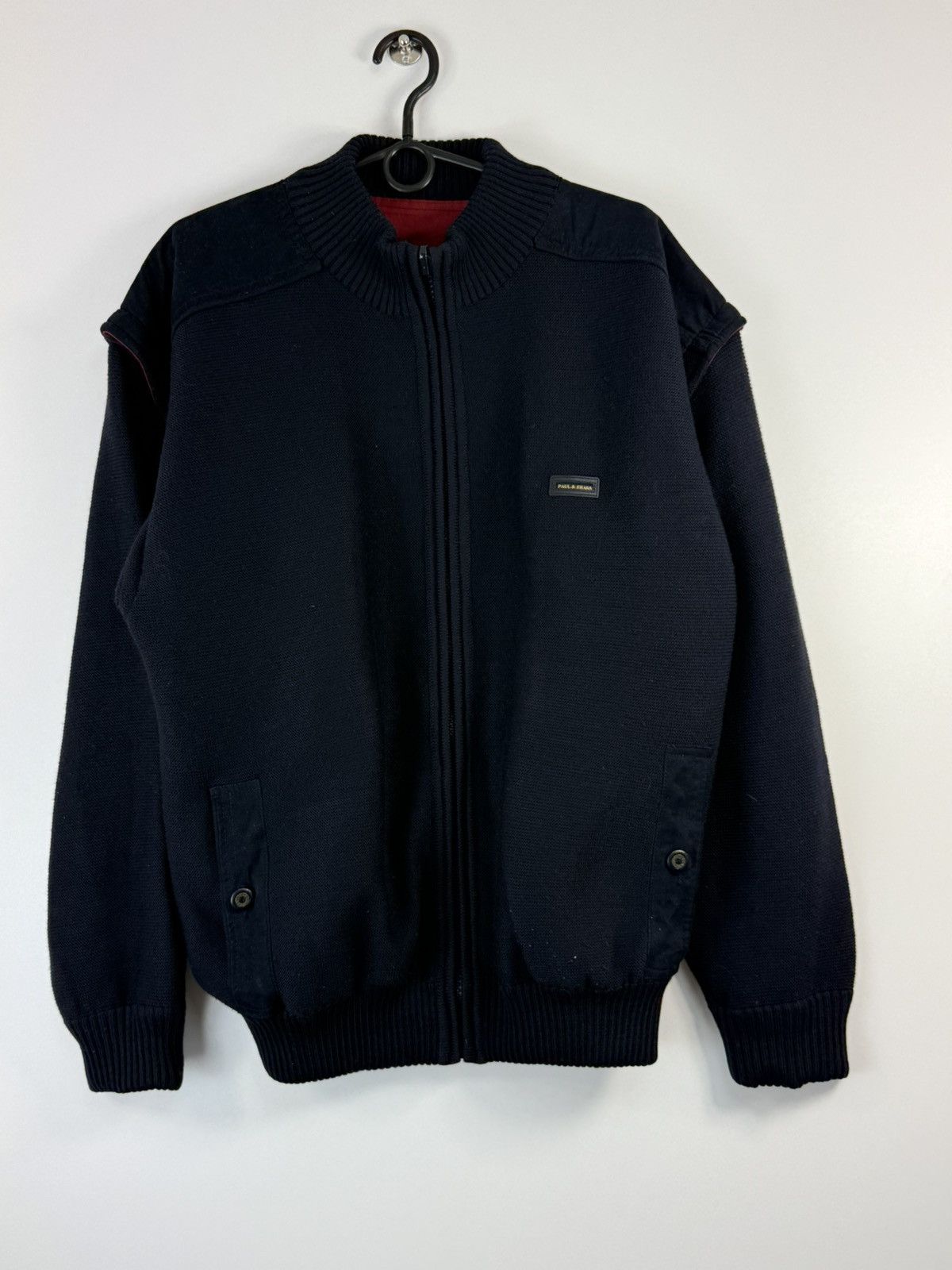 Paul & Shark Paul&Shark big logo British flag reversible wool bomber Size US L / EU 52-54 / 3 - 15 Thumbnail