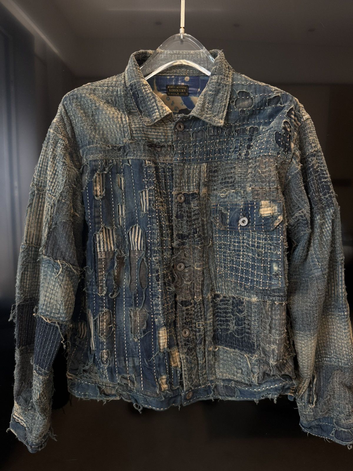 KAPITAL KOUNTRY/BORO/ジレ Kapital × Kapital Kountry Kapital Kountry Boro 1st Jacket denim