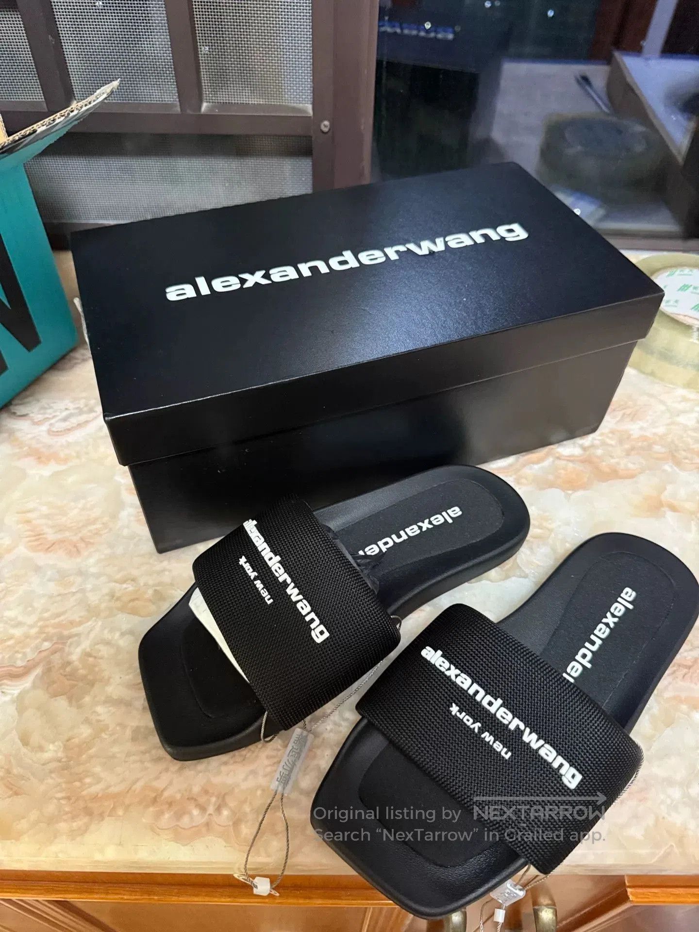 Alexander Wang Alexander Wang Black Slide Sandal. Size US 5 / IT 35 - 1 Thumbnail