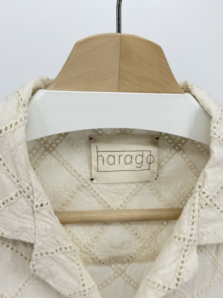 HARAGO Cream Embroidered Shirt Size US S / EU 44-46 / 1 - 3 Thumbnail