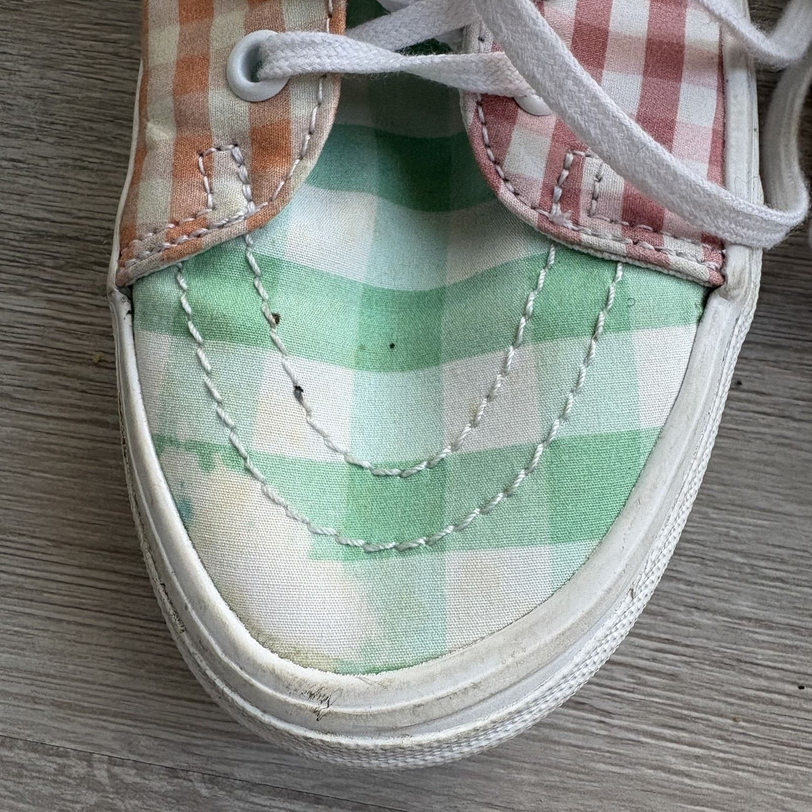 Vans Vans Sk8-Hi Women's 10 Cherry Gingham Patchwork High Top Size L / US 10 / IT 46 - 7 Thumbnail