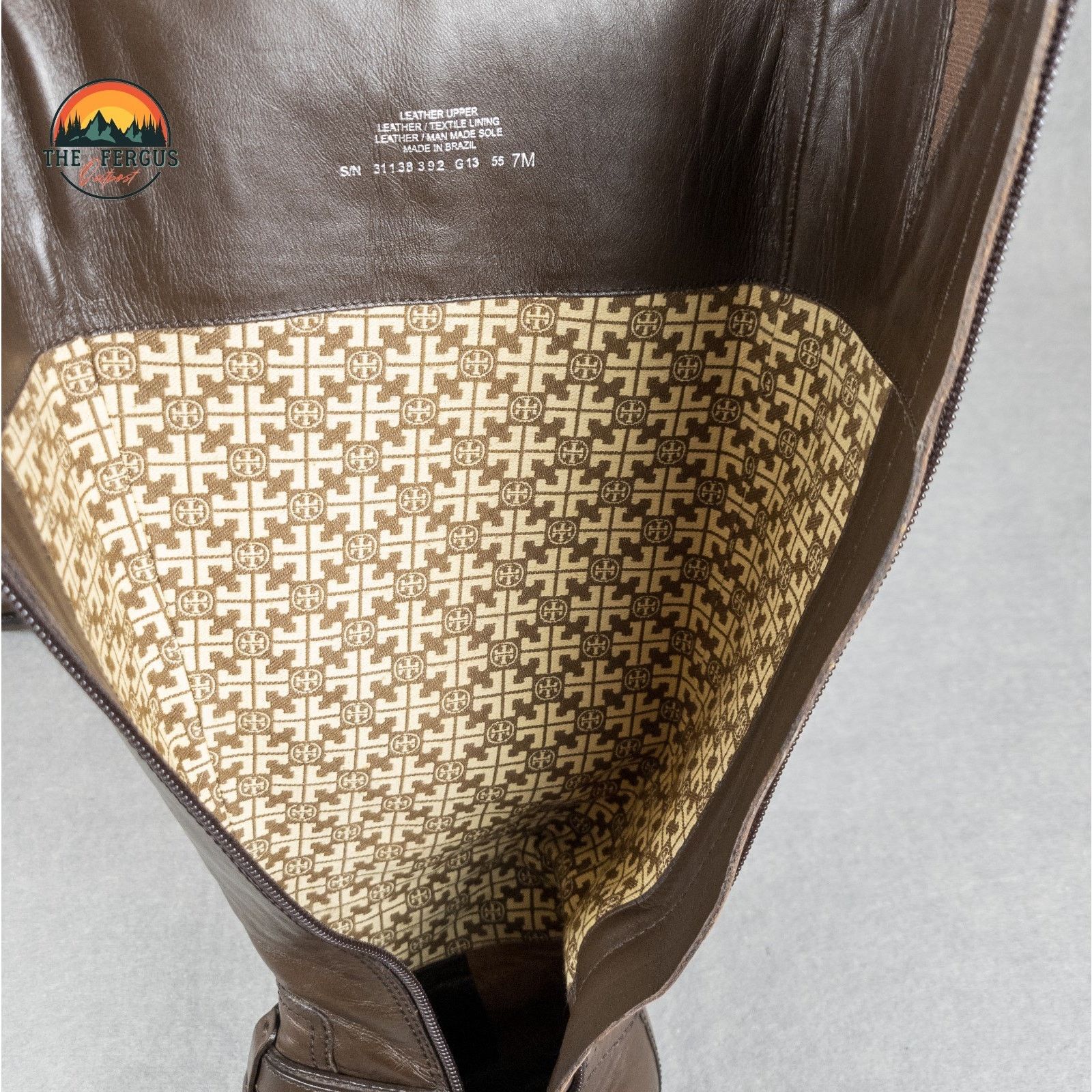 Tory Burch Tory Burch Bristol Brown Leather Knee High Riding Boot Sz 7 Size US 7 / IT 37 - 14 Thumbnail