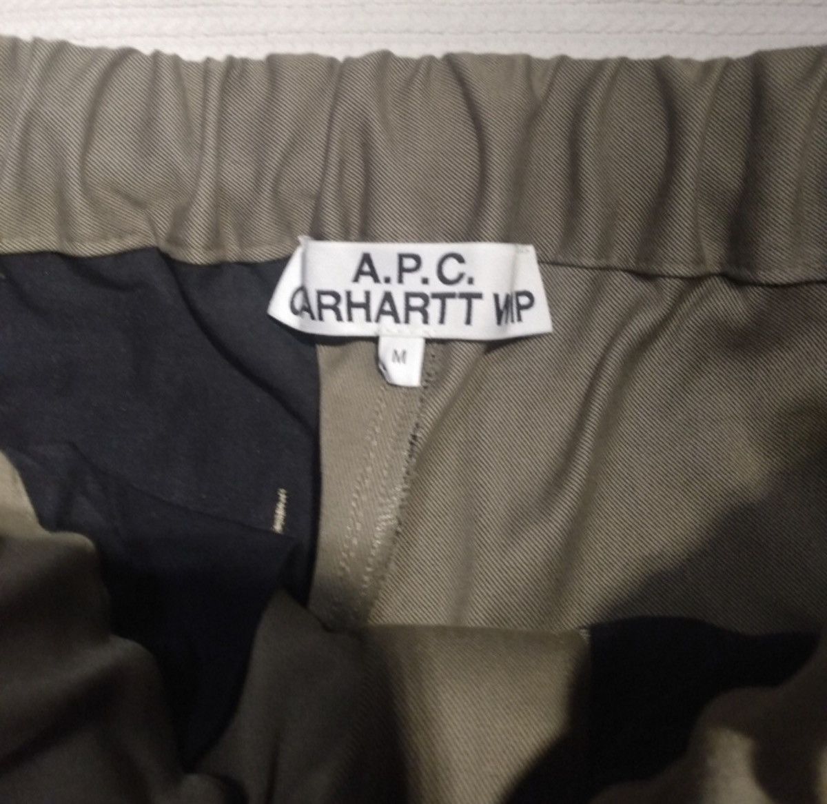A.P.C. × Carhartt Wip A.P.C. x Carhartt WIP Olive Chino Jogger – M Size US 33 - 10 Thumbnail