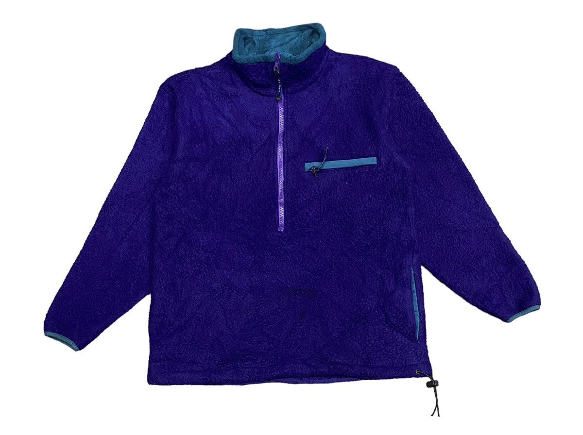 L.L. Bean Vtg LL Bean’s Halfzip Sherpa Fleece Jacket (M) Size M / US 6-8 / IT 42-44 - 1 Thumbnail