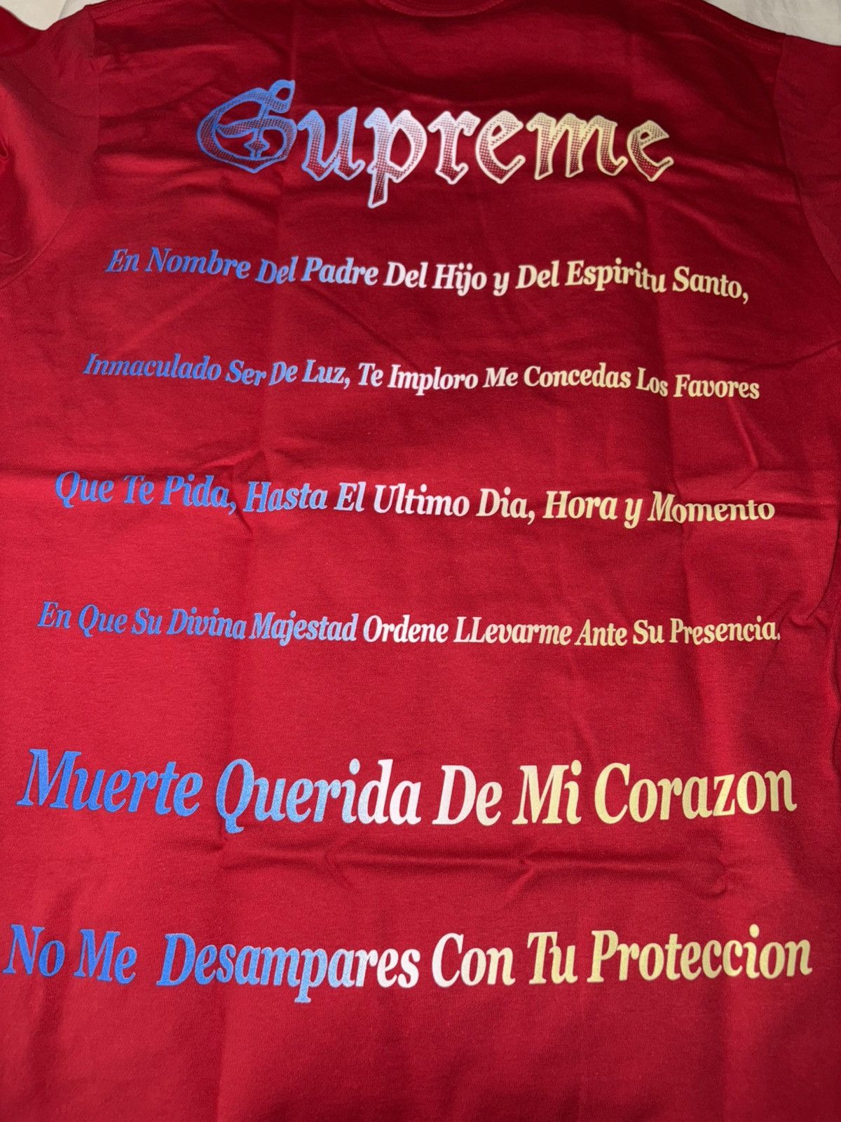 Supreme Supreme Grim Reaper Tee Red Size US L / EU 52-54 / 3 - 2 Thumbnail