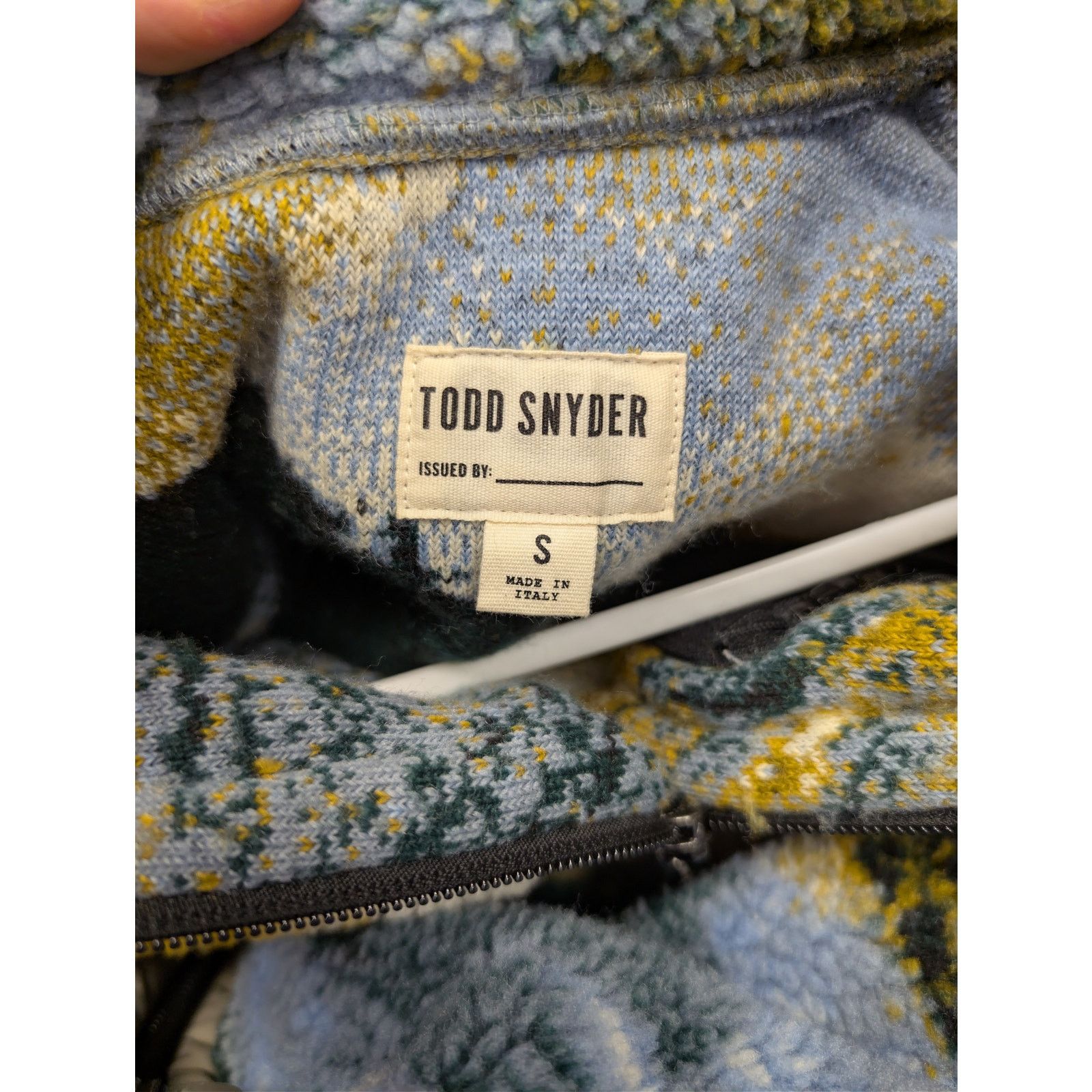 Todd Snyder o1rshd1 CC20 outdoor scenic print borg full zip jacket Size US S / EU 44-46 / 1 - 19 Thumbnail