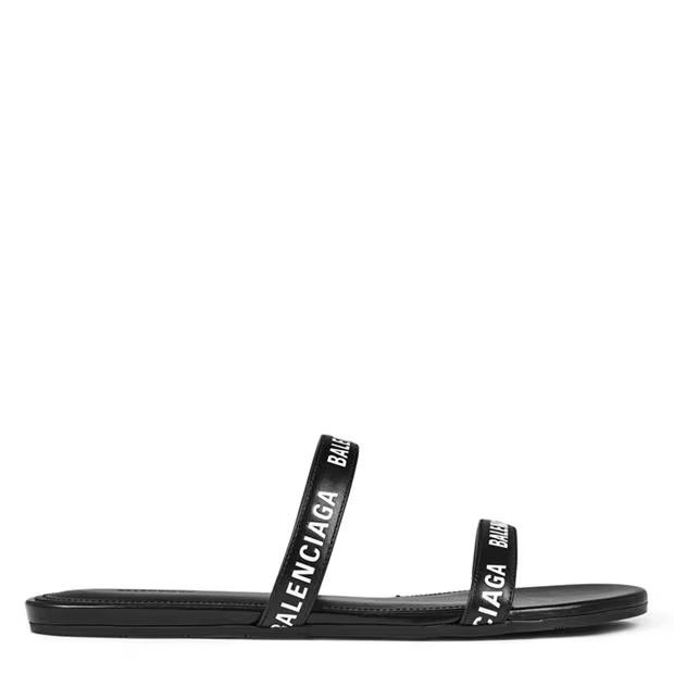 o1g2r1mq0924 Slip Ons Sandals in Black & White