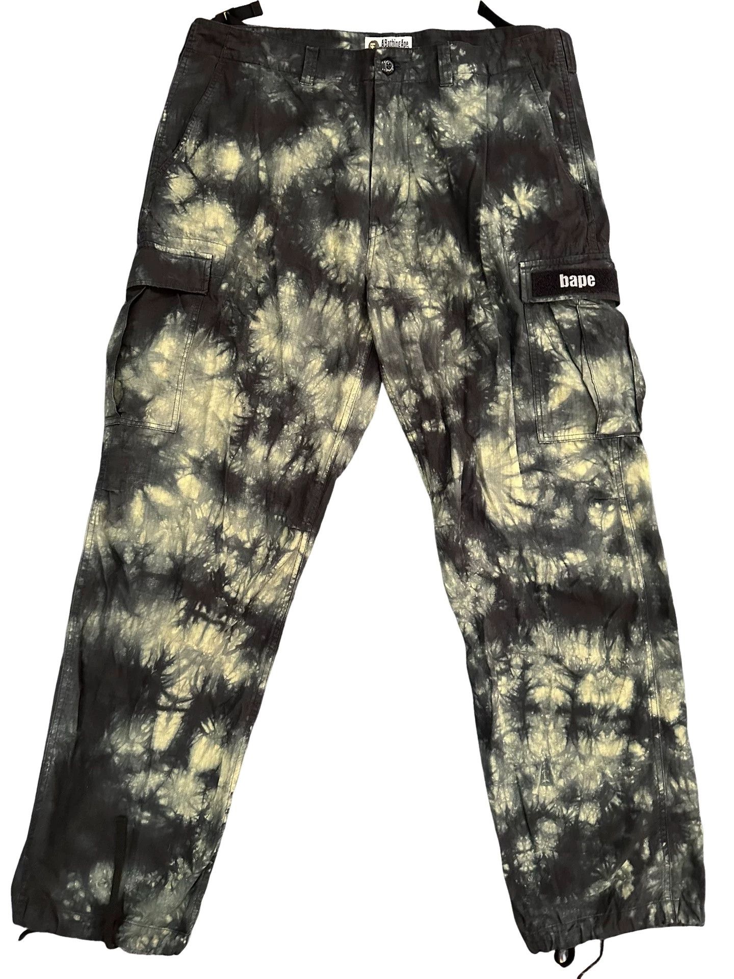 Bape Bape Tie-Dye Camo Cargo Pants Size XL Size US 36 / EU 52 - 1 Thumbnail