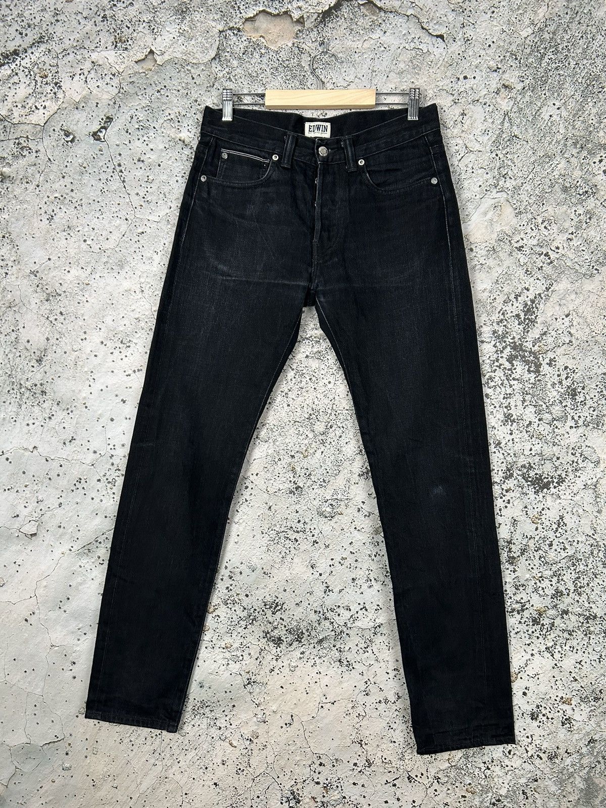 Edwin Vintage Edwin Japan Tokyo Selvedge Denim Slim Trapered ED-80 Size US 30 / EU 46 - 1 Thumbnail
