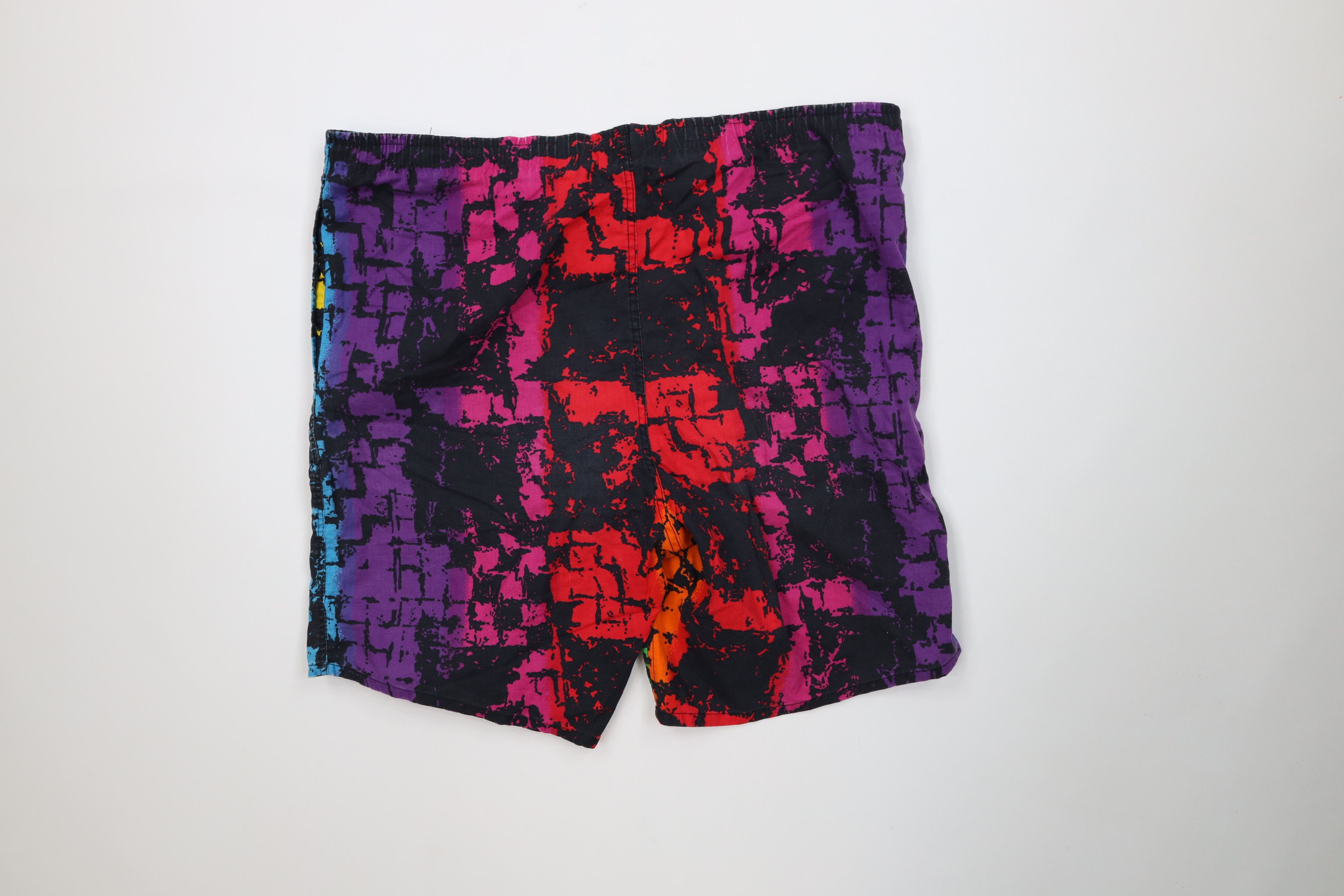 Ocean Pacific Vintage 90s Ocean Pacific OP Rainbow Lined Surf Shorts USA Size US 34 / EU 50 - 9 Thumbnail