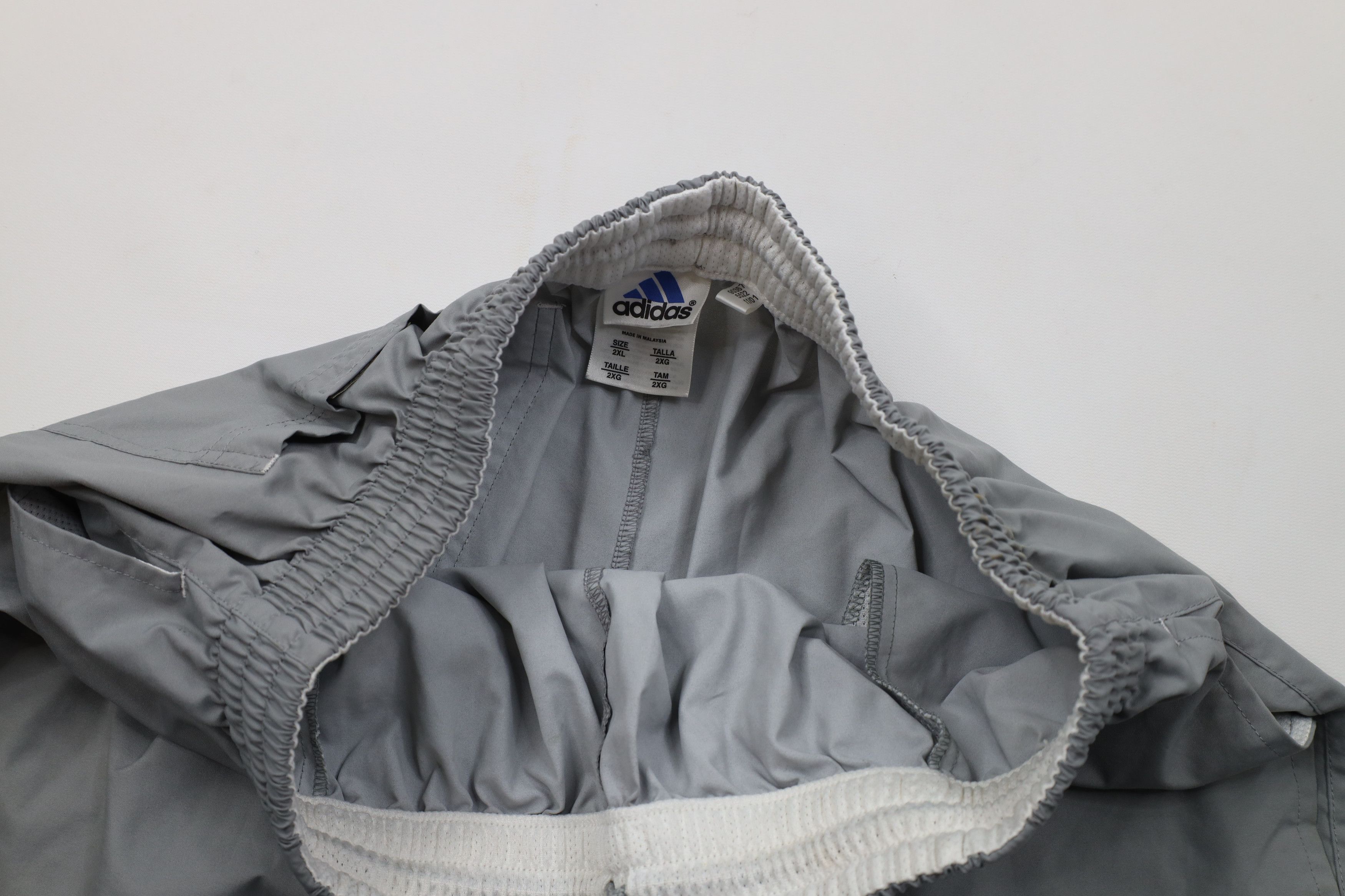 Adidas Vintage Y2K 2001 Adidas Wide Leg Windbreaker Pants Gray Size US 40 / EU 56 - 11 Thumbnail