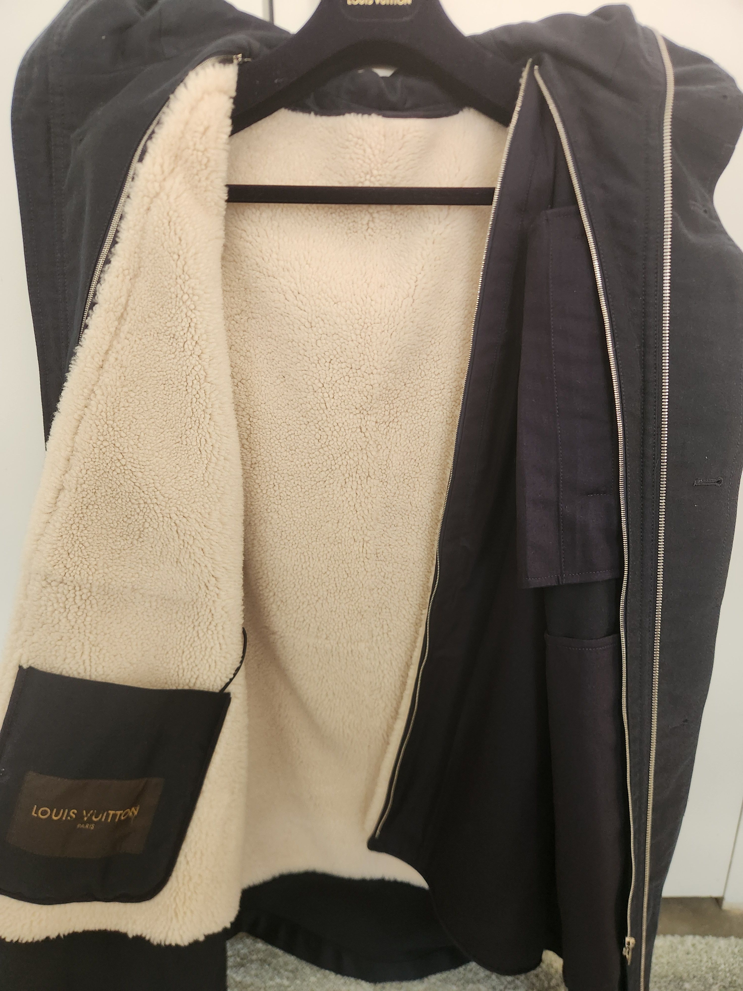 Louis Vuitton LV Navy blue heavy wool lining jacket - removable lining Size US S / EU 44-46 / 1 - 14 Thumbnail