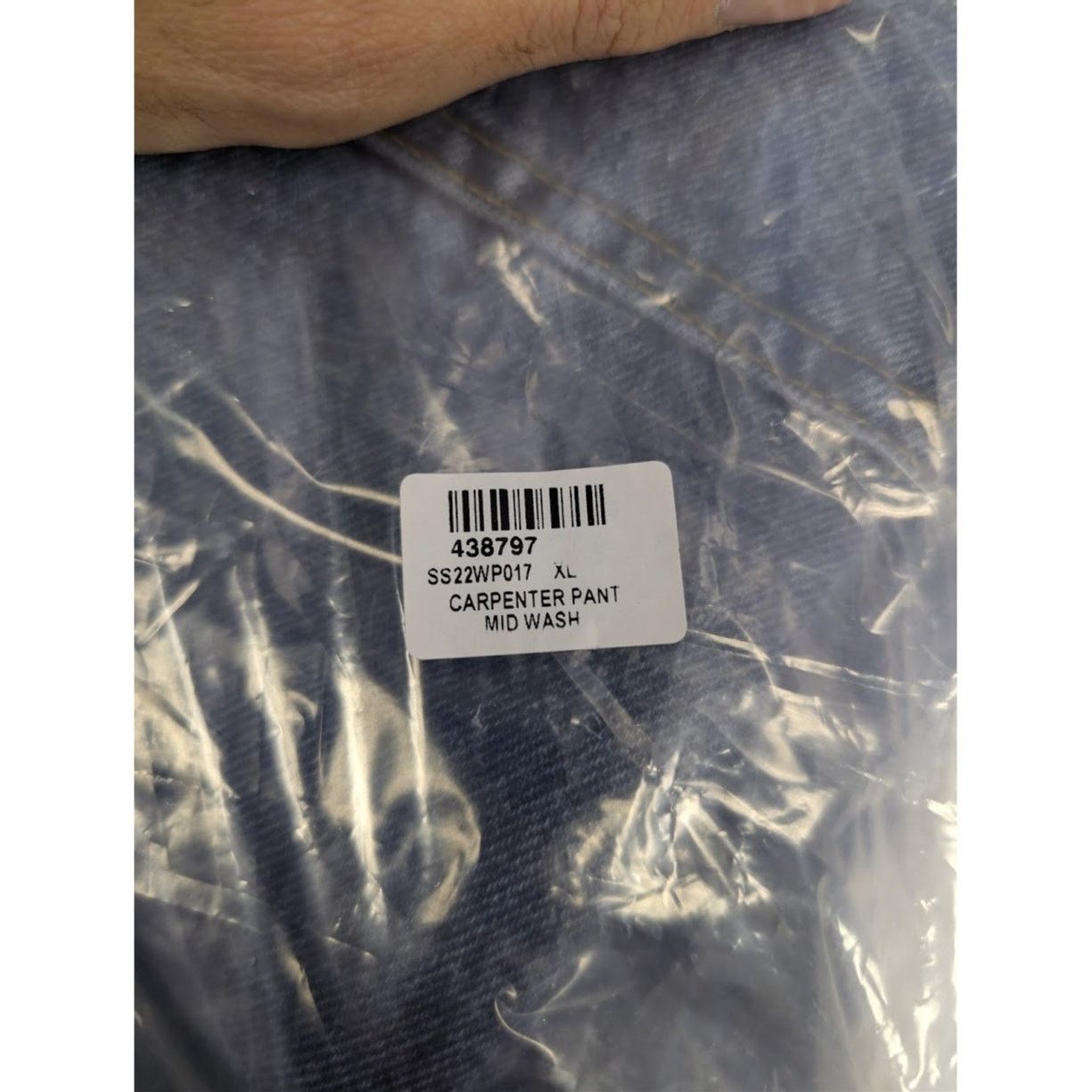 Aime Leon Dore o1rshd1 Denim Carpenter Pants in Mid Wash Size US 36 / EU 52 - 20 Thumbnail
