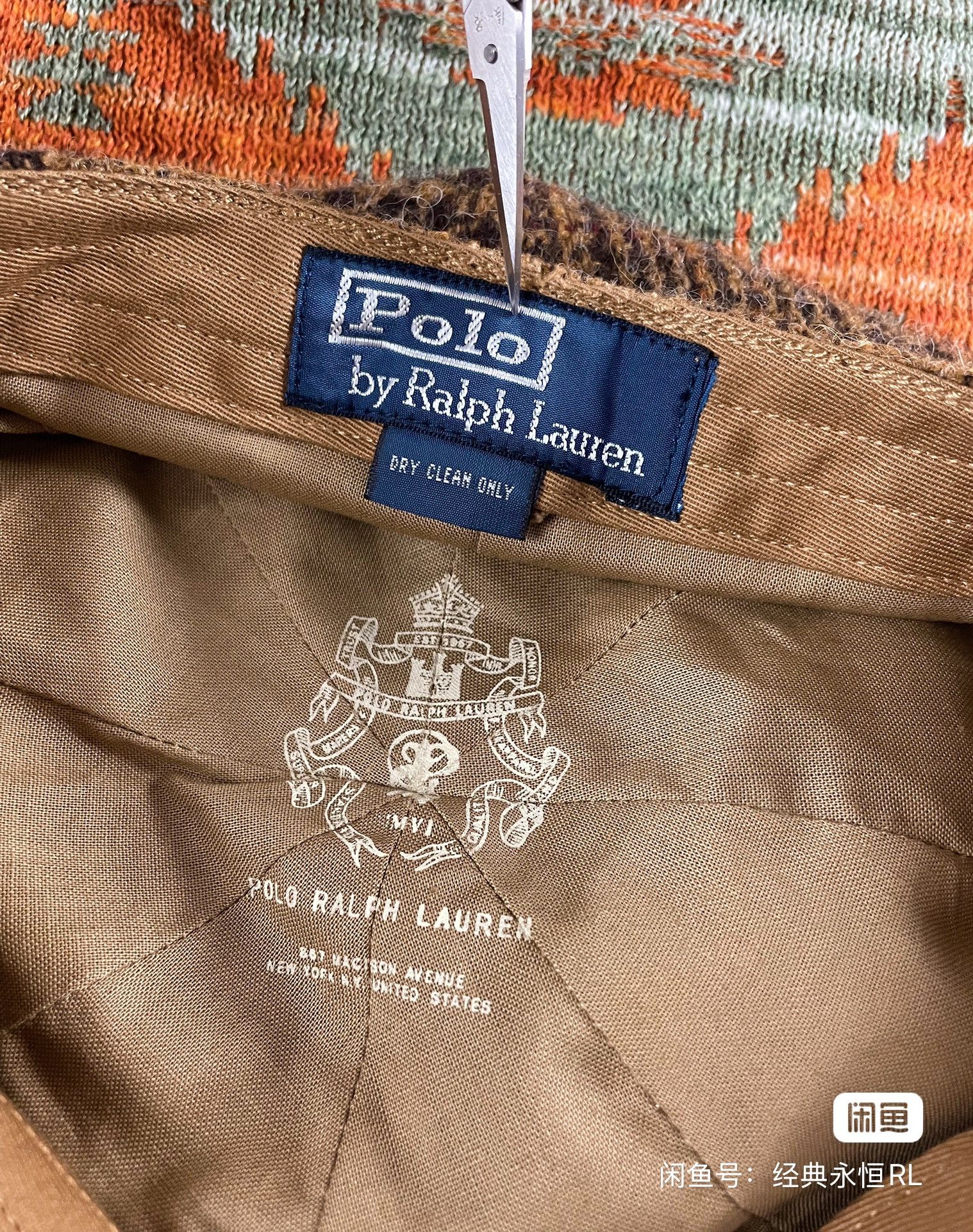 Polo Ralph Lauren Polo Ralph Lauren Wool Tweed Flat Cap Newsboy Cap Peaked Hat Size ONE SIZE - 8 Thumbnail