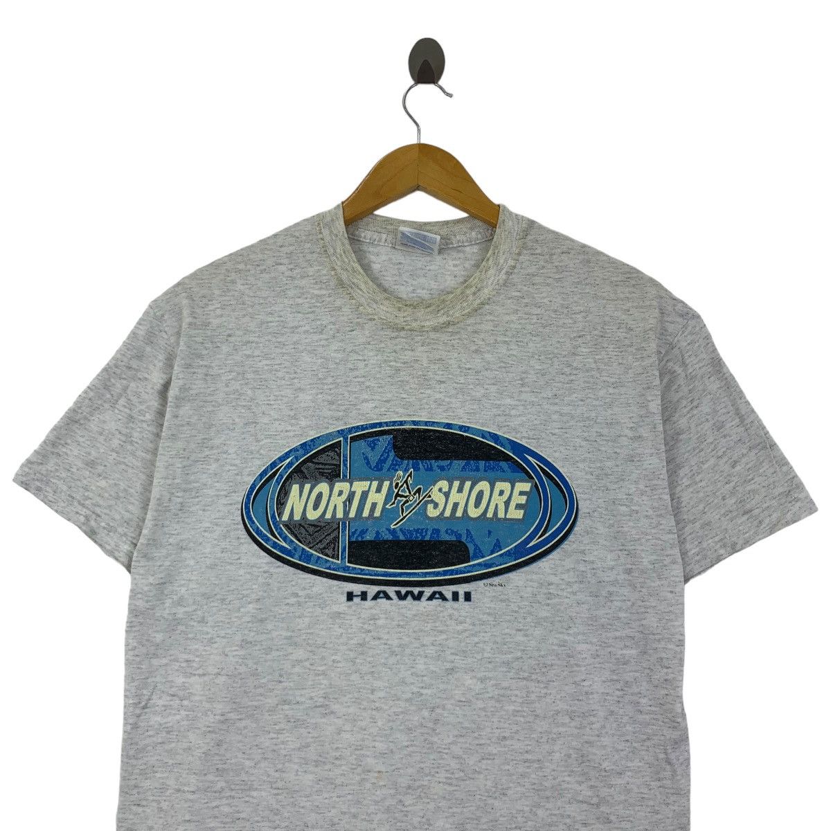 Hanes Vintage 90’ NORTH SHORE HAWAII Sea Sky Surf Tee Shirt Top Size US M / EU 48-50 / 2 - 2 Thumbnail