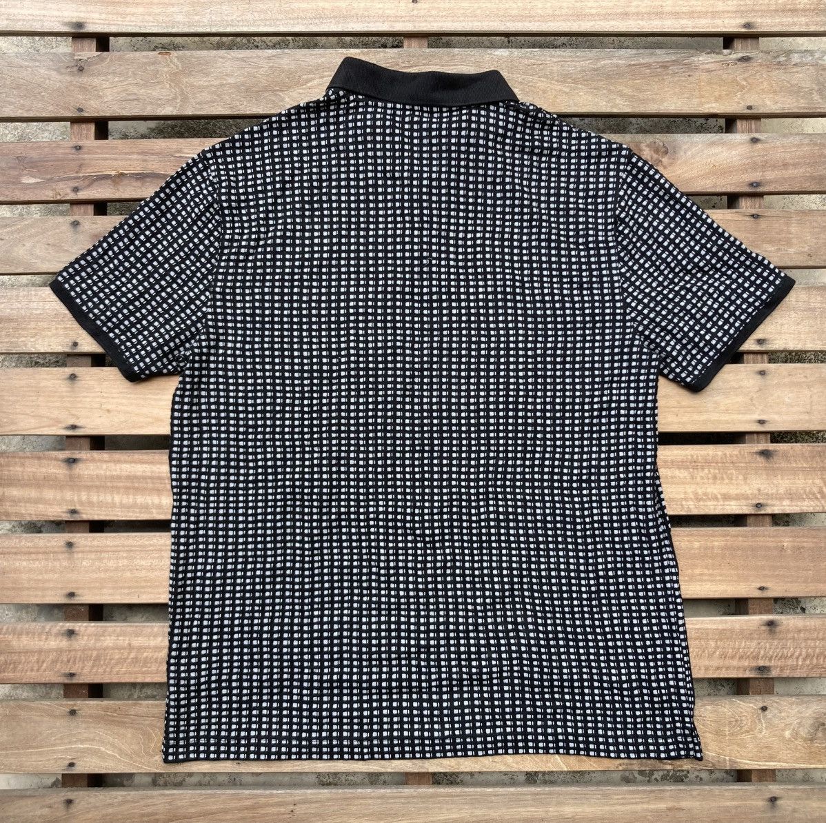 DKNY DKNY Oblique Monogram Polo Shirt Size US L / EU 52-54 / 3 - 8 Thumbnail