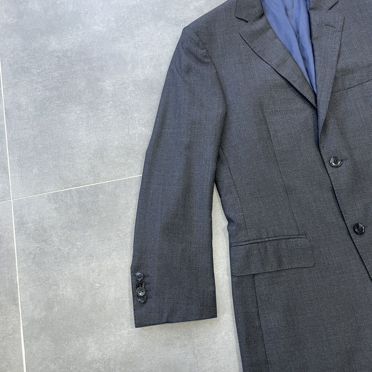 Suitsupply Suitsupply Wool Smart Suit Men Blazer 44R + Trousers Size 48 Size 44R - 3 Thumbnail