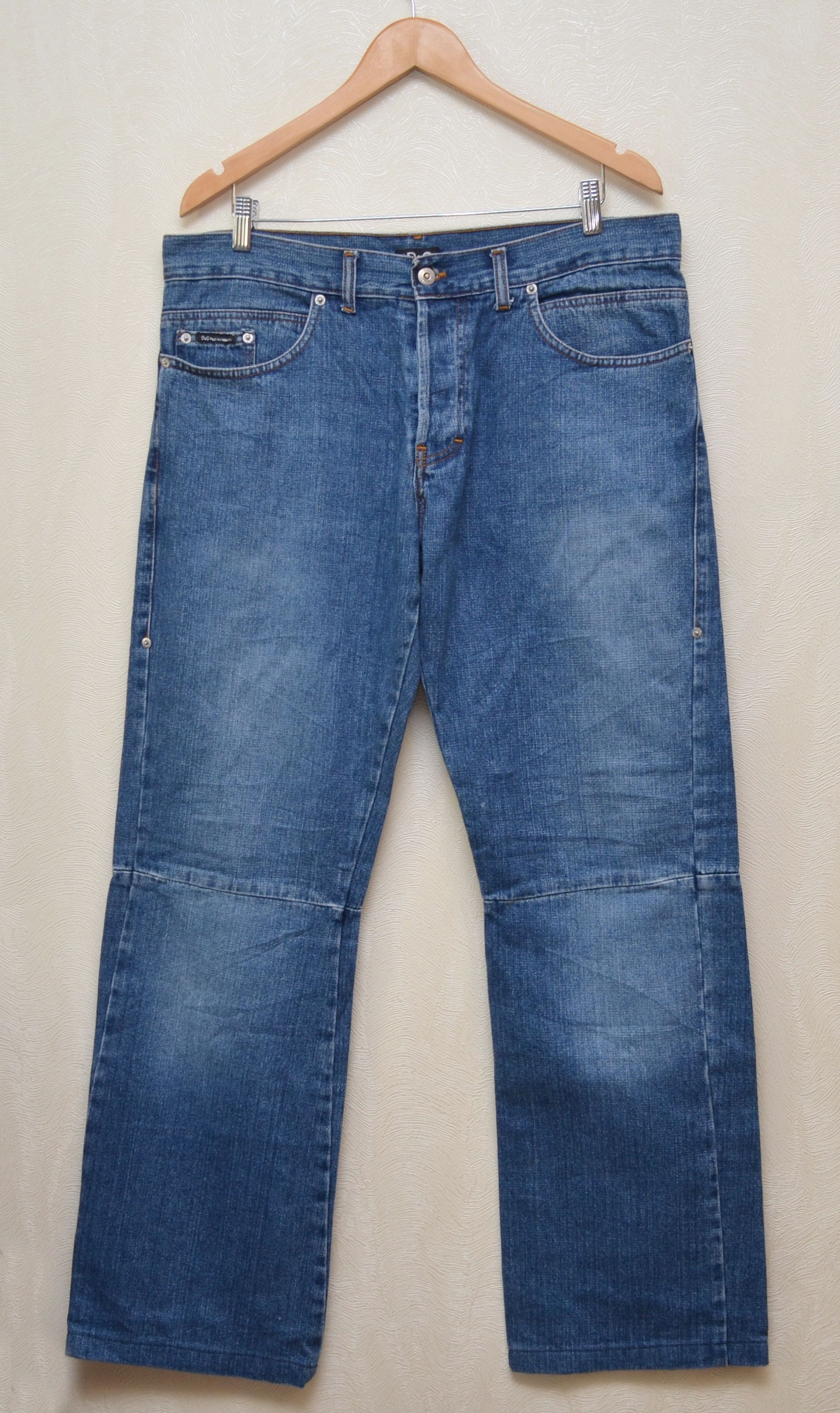 Dolce & Gabbana × Vintage Vintage Dolce & Gabbana Double Pockets Jeans RARE y2k Size US 34 / EU 50 - 6 Thumbnail