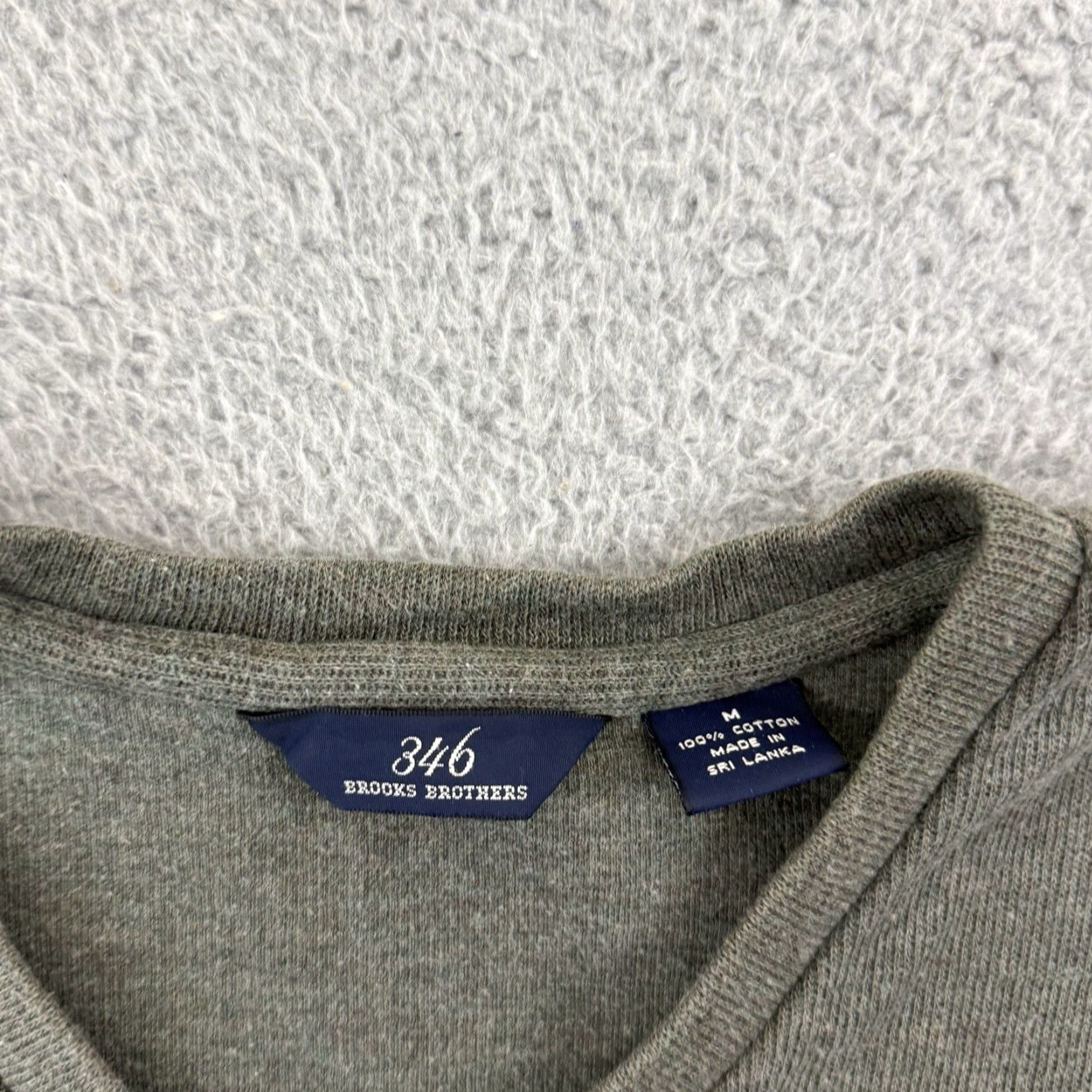 Brooks Brothers VINTAGE Brooks Brothers Sweater Mens Medium Green V-Neck Long Sleeve Preppy Pullover Size US M / EU 48-50 / 2 - 6 Thumbnail