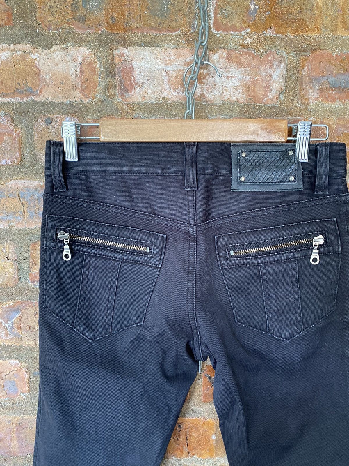 5351 POUR LES HOMMES Vtg 5351 Pour Les Hommes zipper flare pants Size US 30 / EU 46 - 11 Thumbnail
