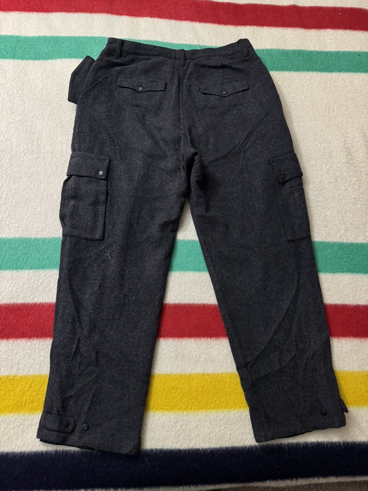 Wu-Tang Clan Vintage 90s Wutang Wu Tang Wu Wear Cargo Pants 38x32 Baggy Size US 38 / EU 54 - 3 Thumbnail